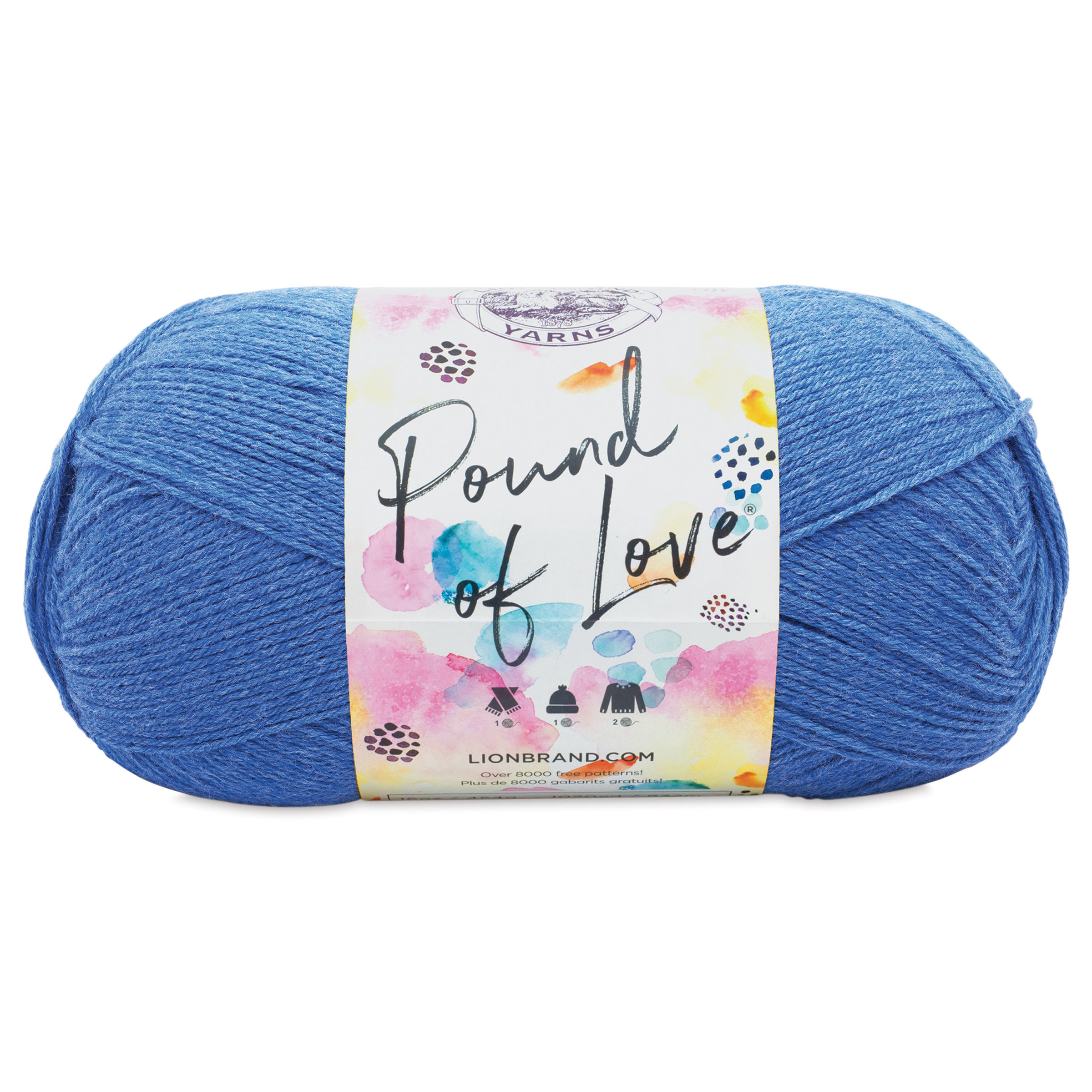 Lion Brand Pound of Love Yarn  Denim 16 oz
