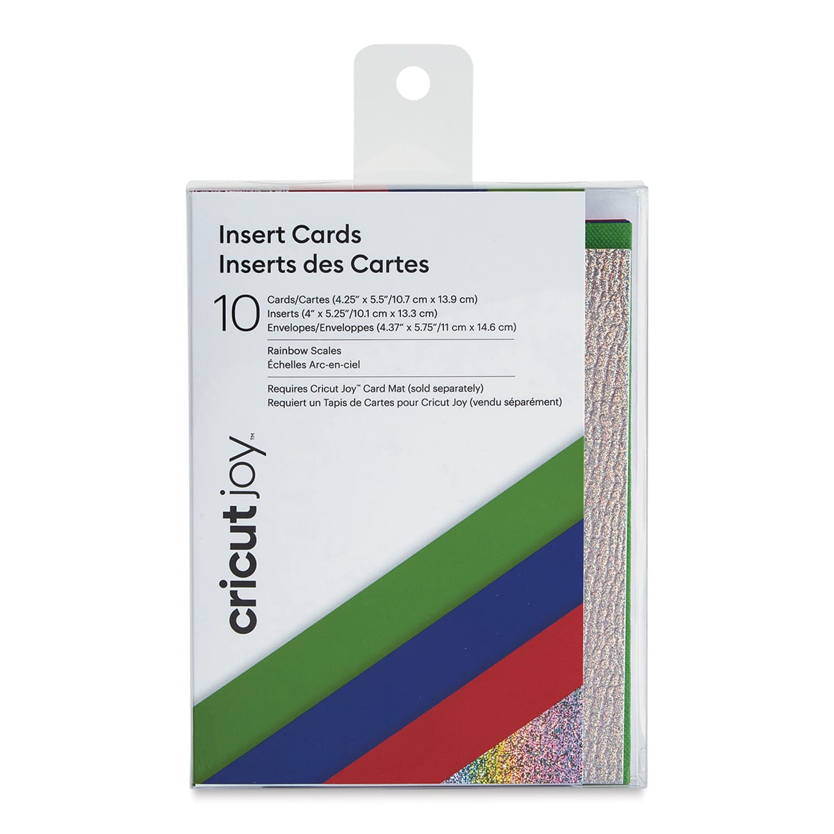 Cricut Joy Cards, Inserts, and Envelopes - Rainbow Scales, Package of 10