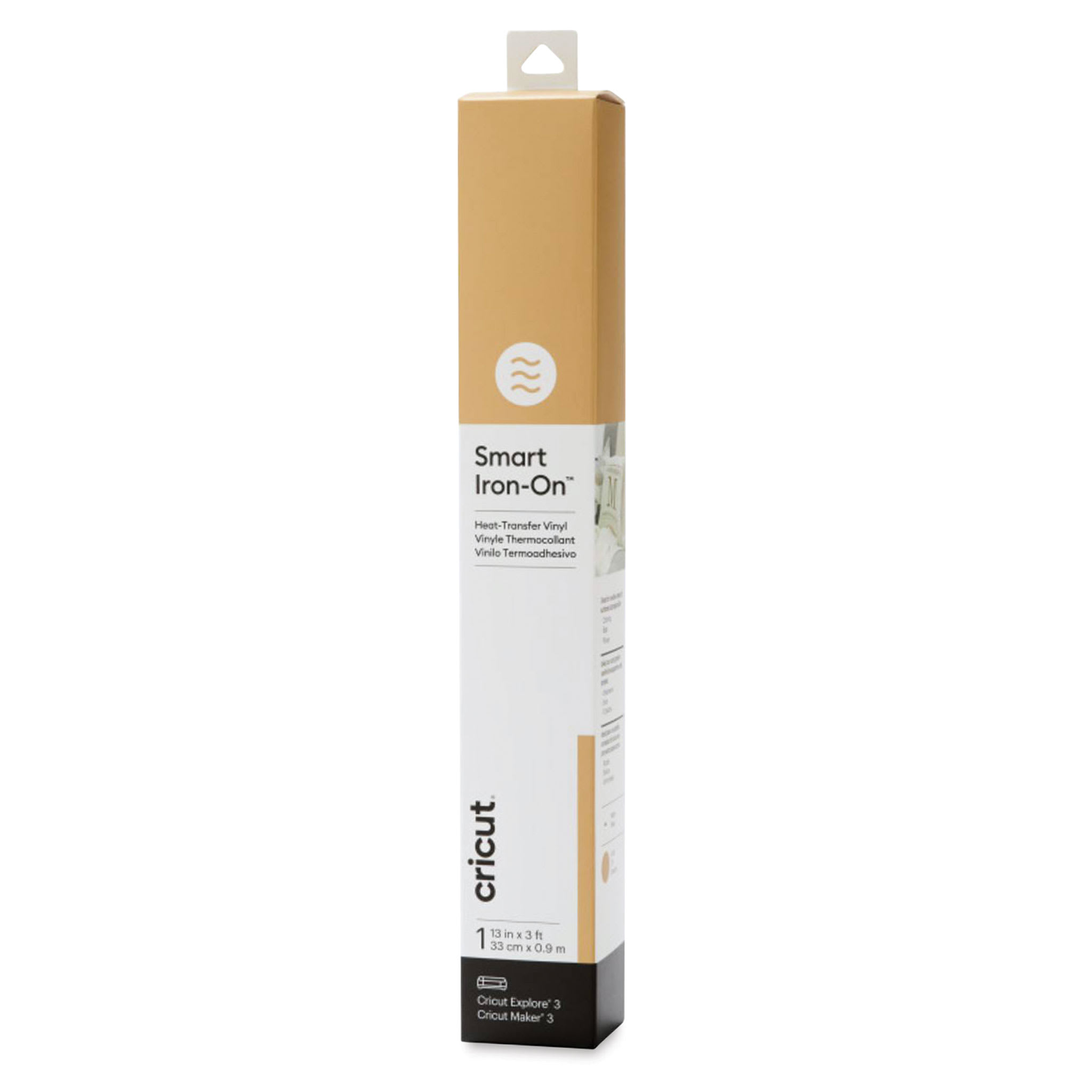 Cricut Smart Iron-On Heat Transfer Vinyl - Gold, 13" x 3 ft Roll