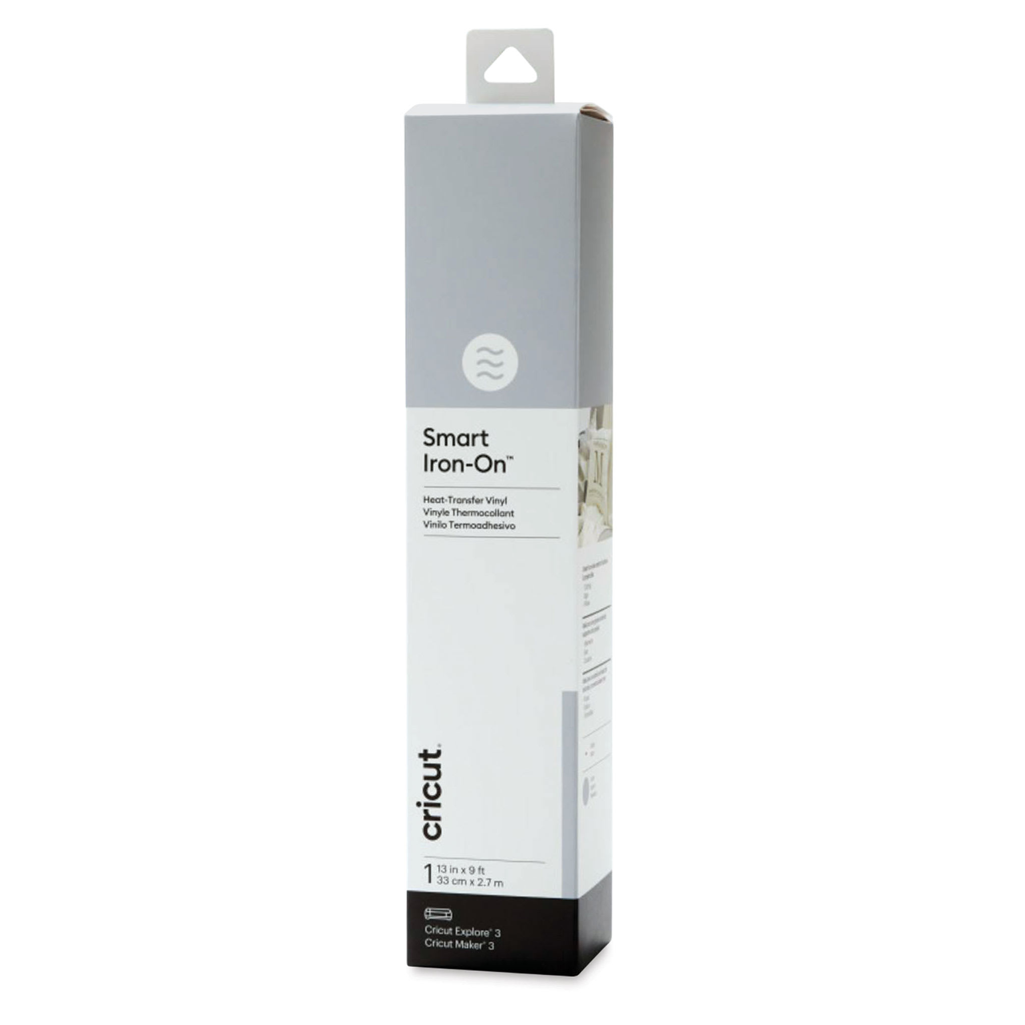 Cricut Smart Iron-On Heat Transfer Vinyl - Silver, 13" x 9 ft Roll