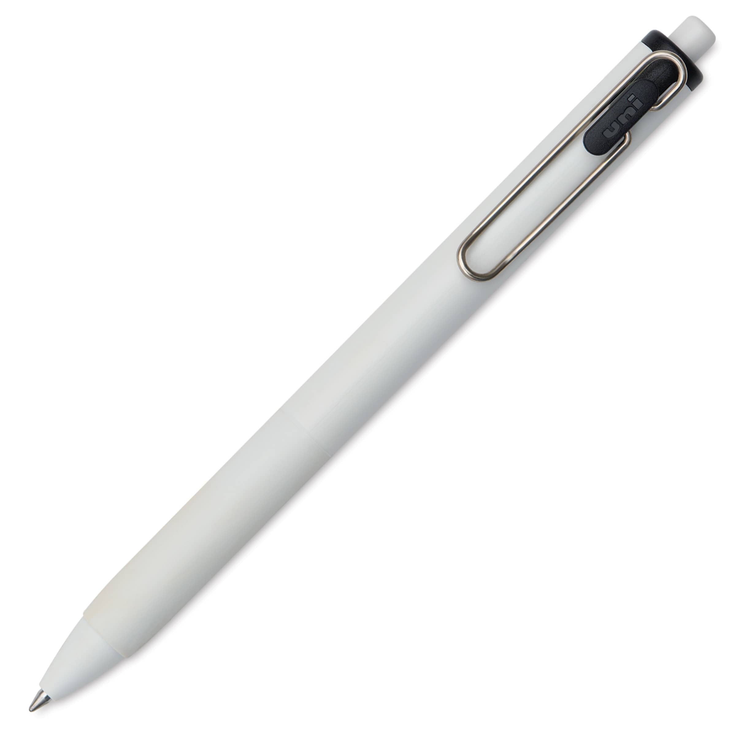 uni one Retractable Gel Pens, Medium Point, 0.7mm, Black Ink, Dozen (70362)
