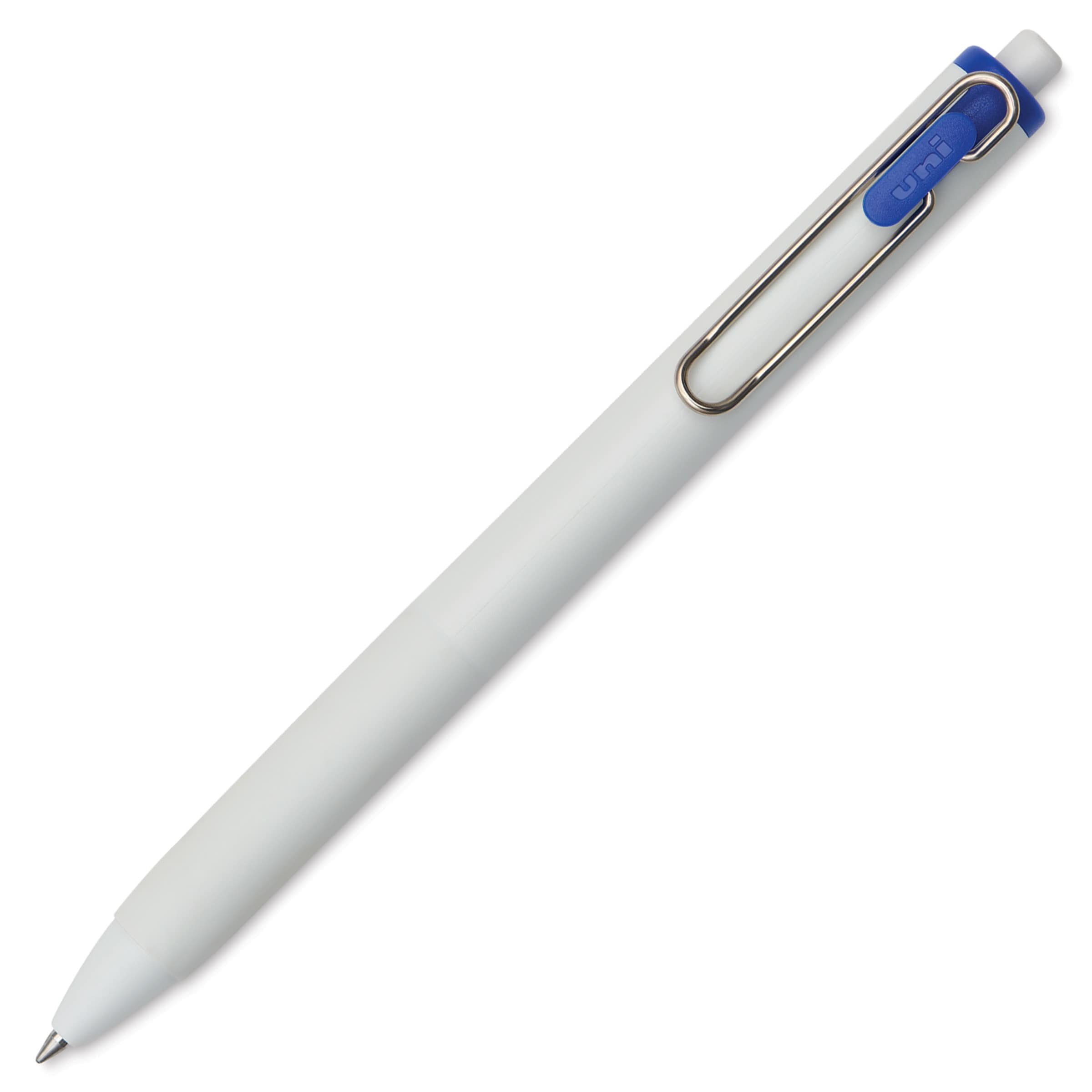 uni one Retractable Gel Pens, Medium Point, 0.7mm, Blue Ink, Dozen (70363)