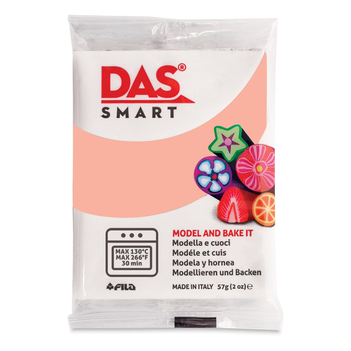 DAS Smart Polymer Clay Flesh Pink 2 oz