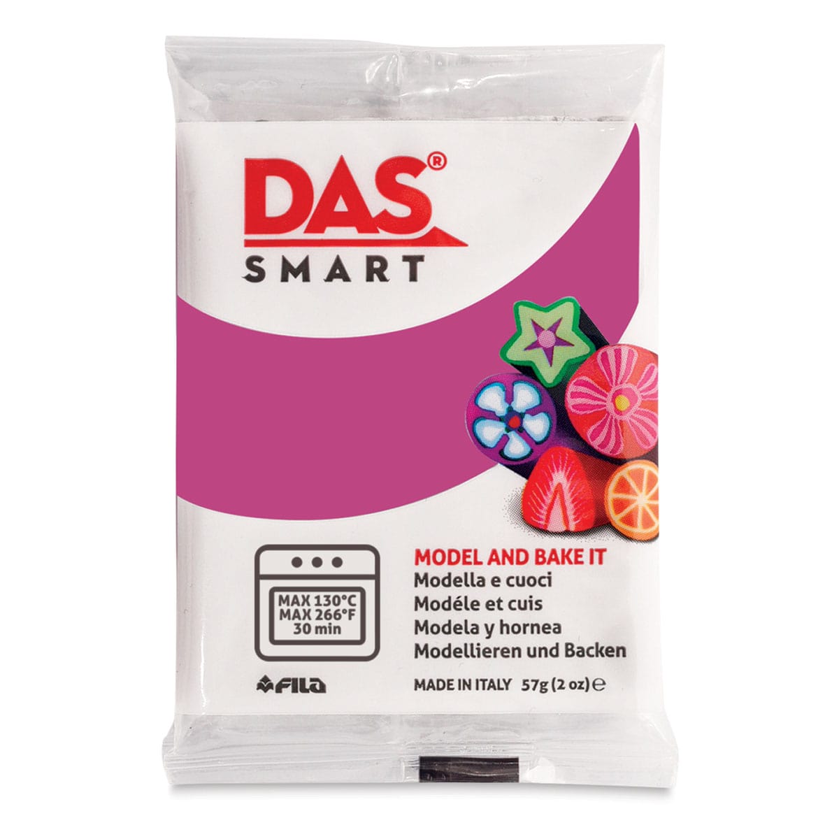 DAS Smart Polymer Clay Geranium 2 oz
