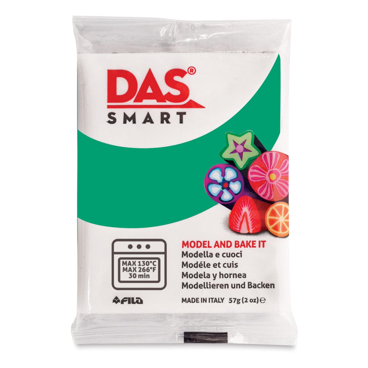 DAS Smart Polymer Clay Emerald 2 oz