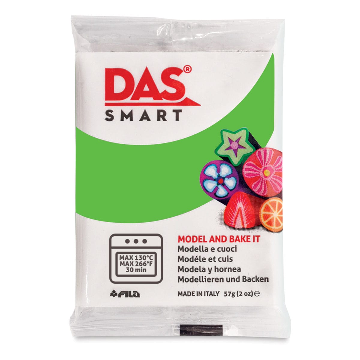 DAS Smart Polymer Clay Spring Green 2 oz