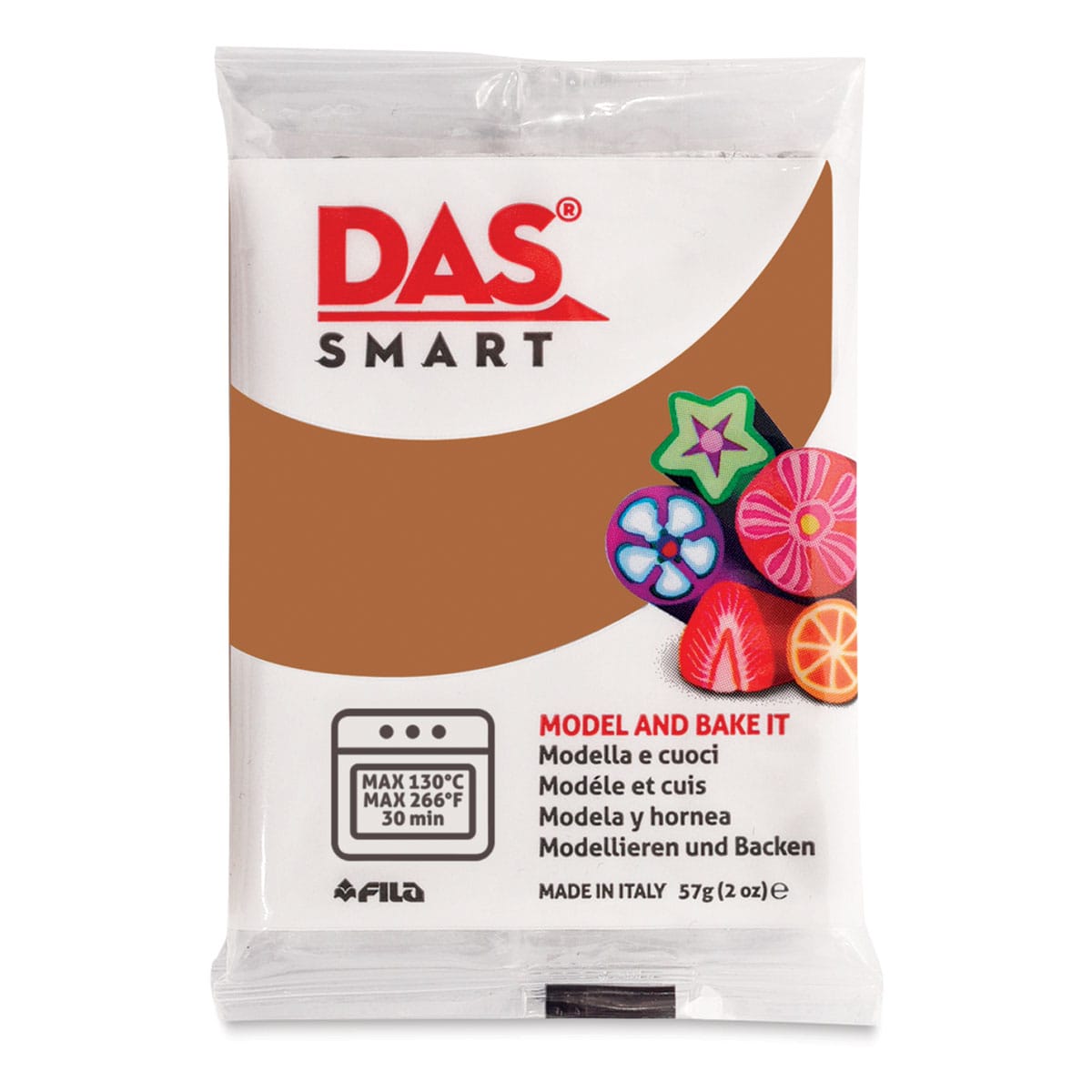 DAS Smart Polymer Clay Caramel 2 oz