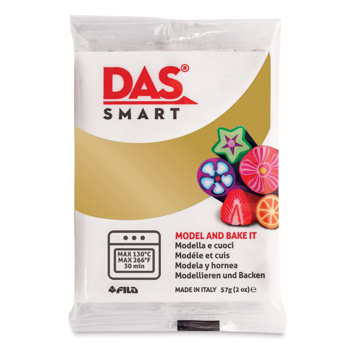 DAS Smart Polymer Clay Gold 2 oz