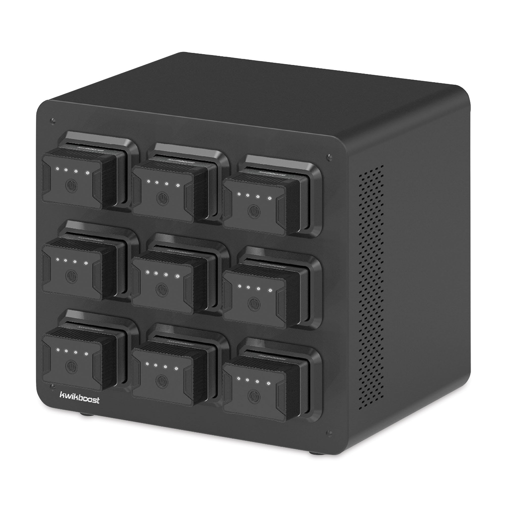 Luxor KwikBoost EdgePower Constant-Use Bundle, Black/Silver (KBEP-12B6C9) | Quill