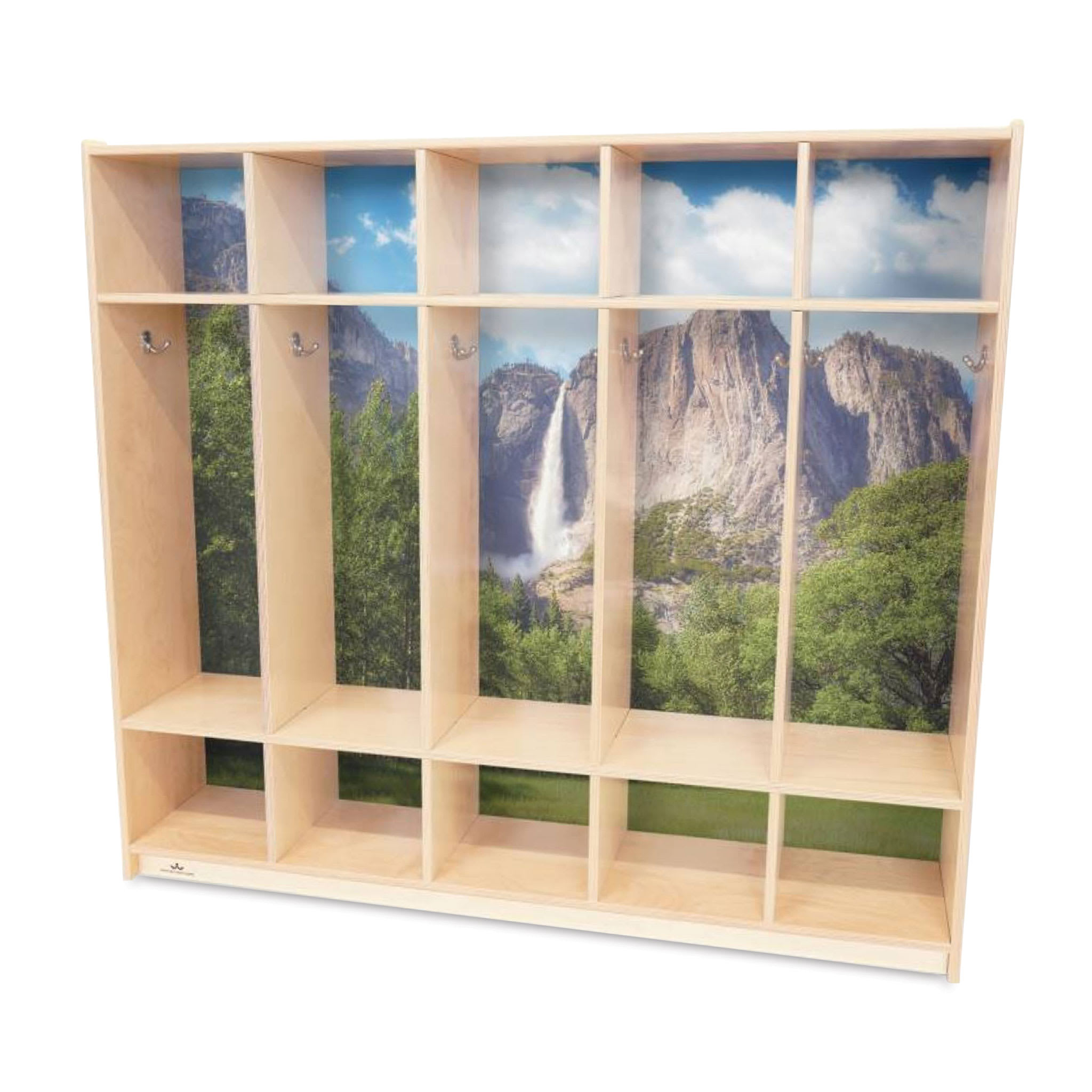 Nature View Five Section Coat Locker by Whitney Brothers
