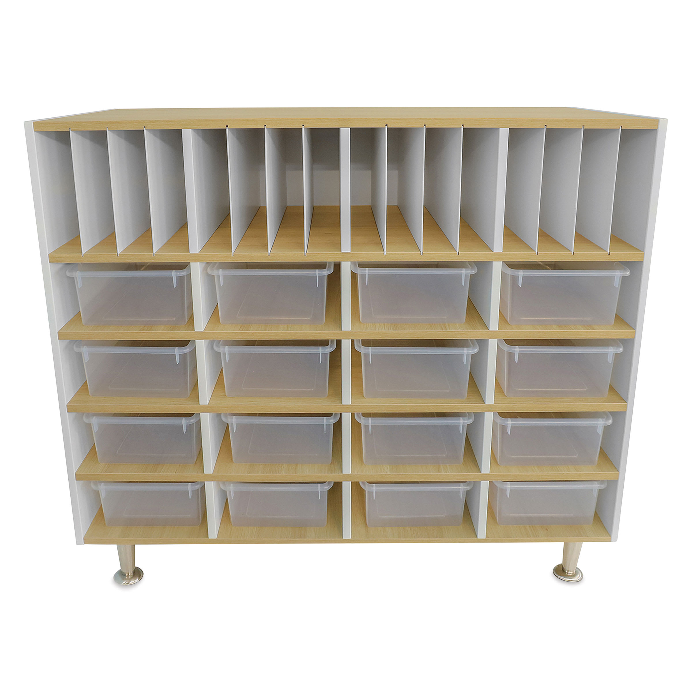 Whitney Brothers ElevatED Classroom Organizer - 50" W x 15" D x 43" H