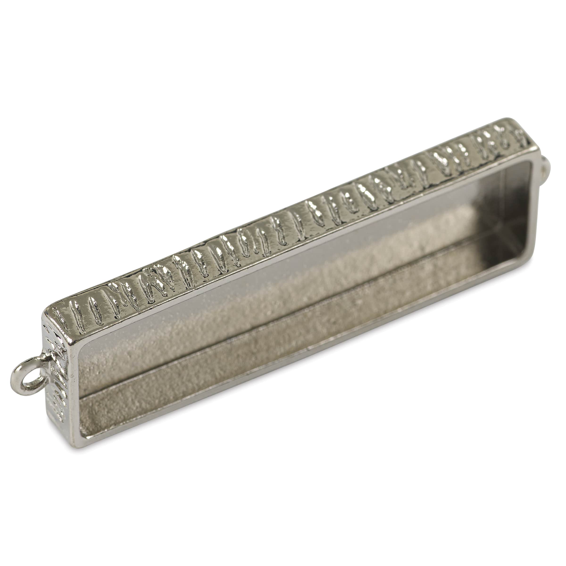 Ranger Ice Industrial Bezel - Rectangle, Sterling Silver, 4.7 cm x 1.2 cm