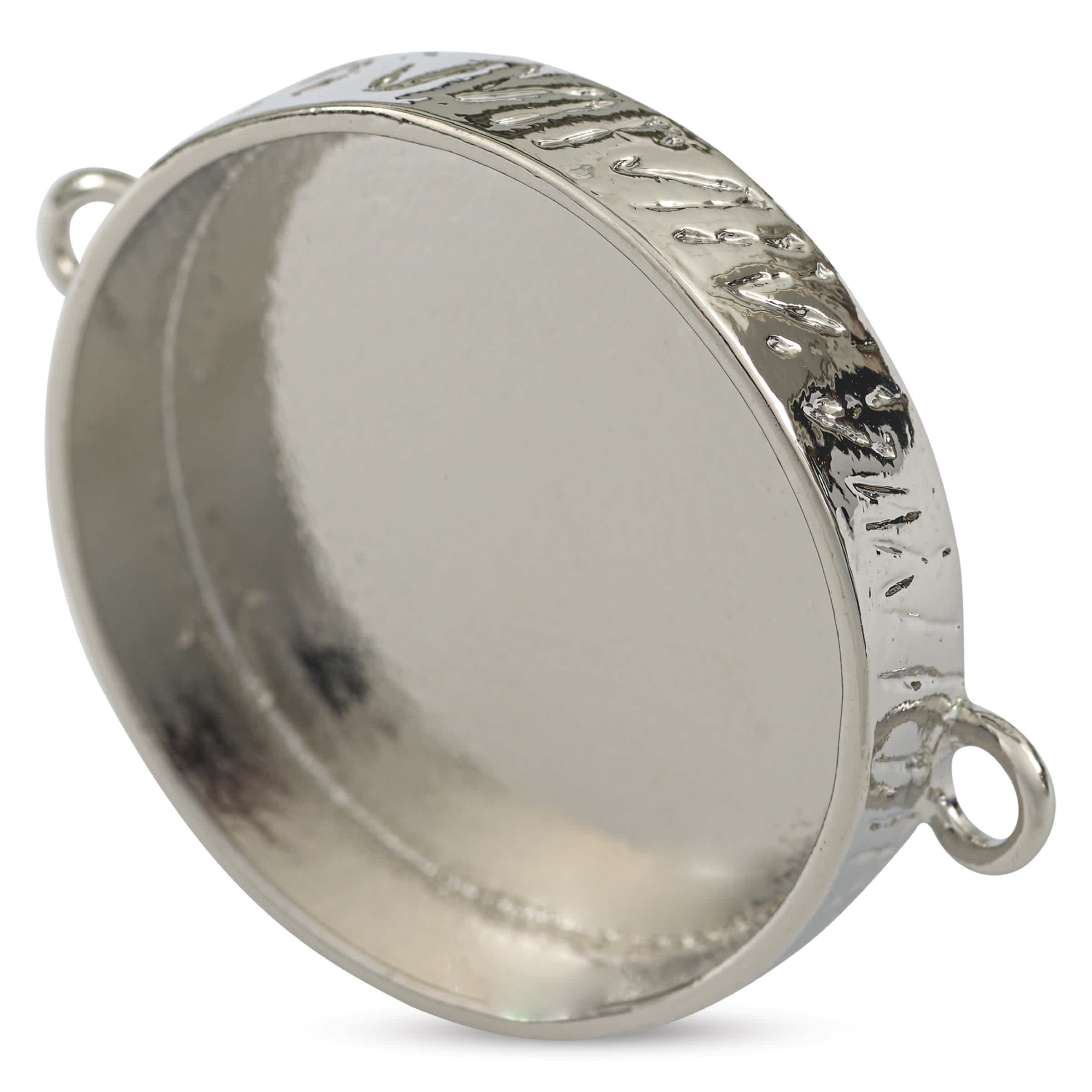 Ranger Ice Industrial Bezel - Circle, Sterling Silver, 30 mm Dia.