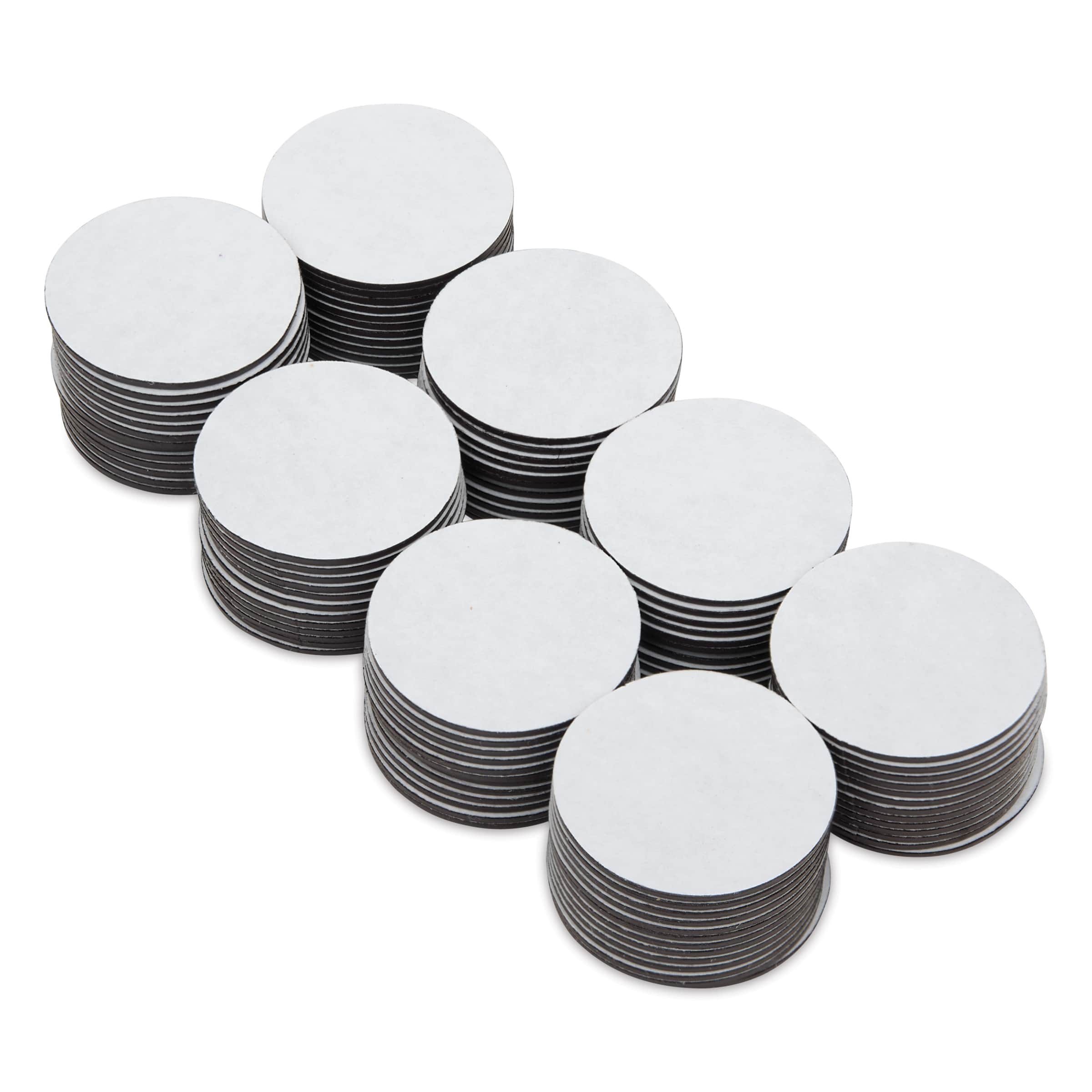 Hygloss Self-Adhesive Magnet Coins - Pkg of 100, 3/4"