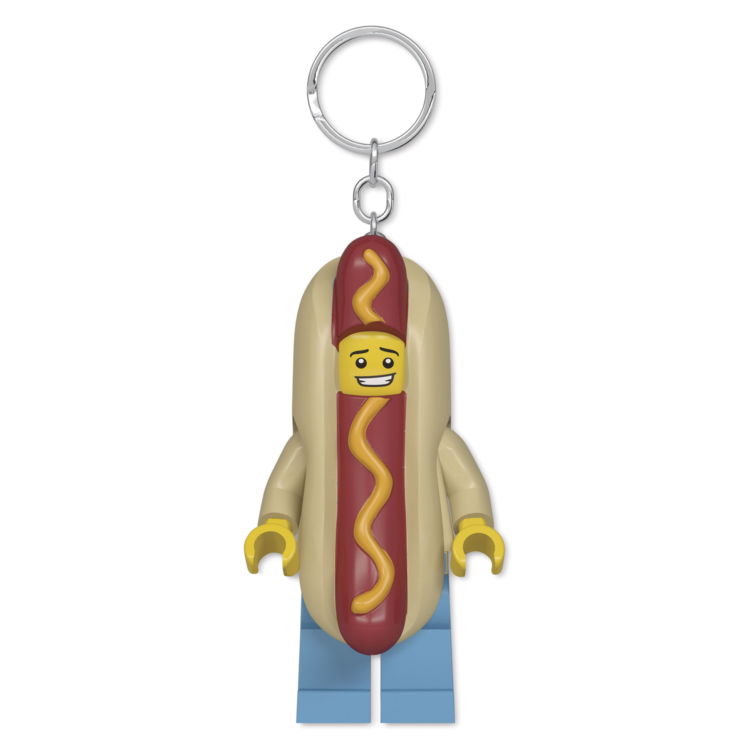 5012424 Classic Plastic Multi Color Hotdog Keychain Light