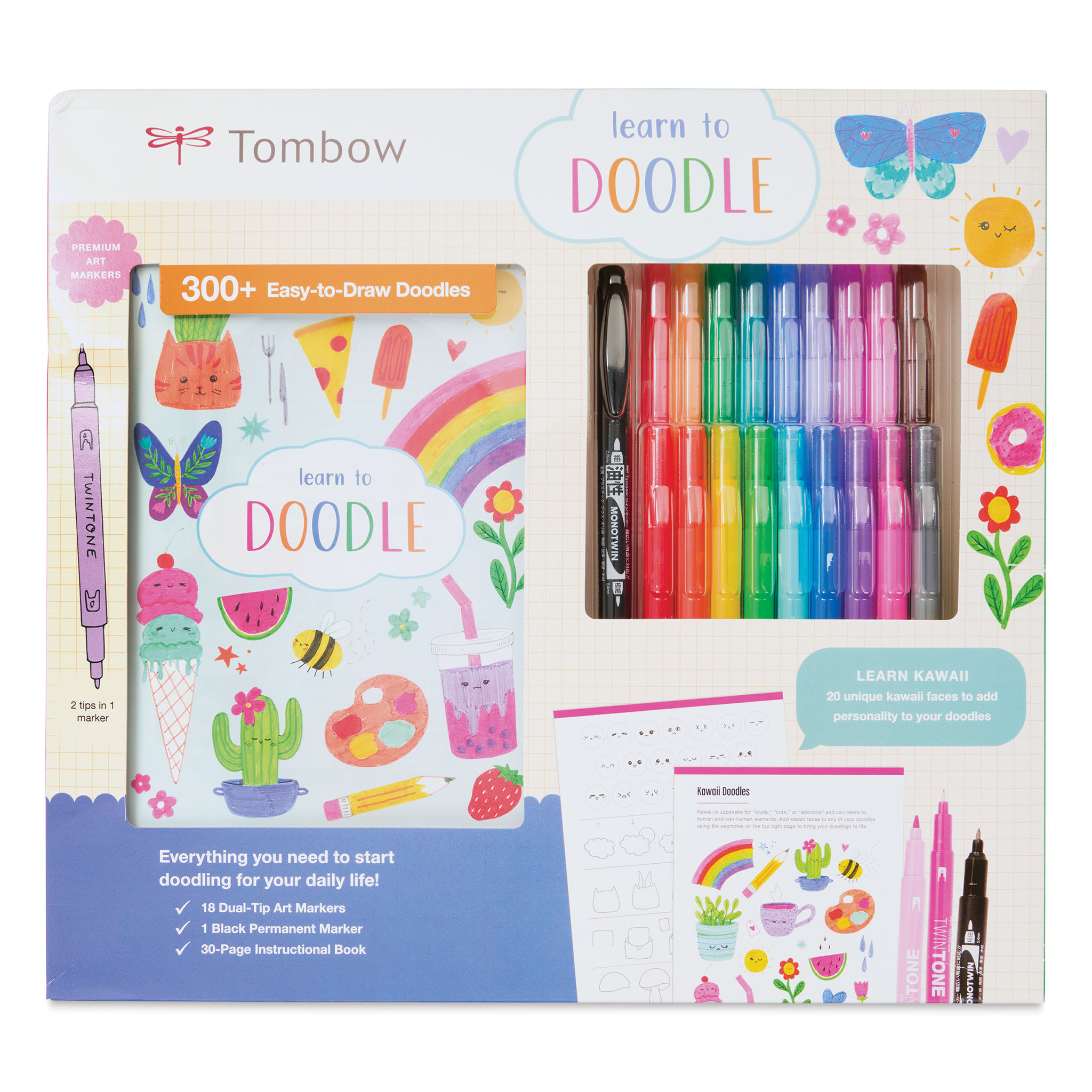 American Tombow 72517 Learn to Doodle Kit