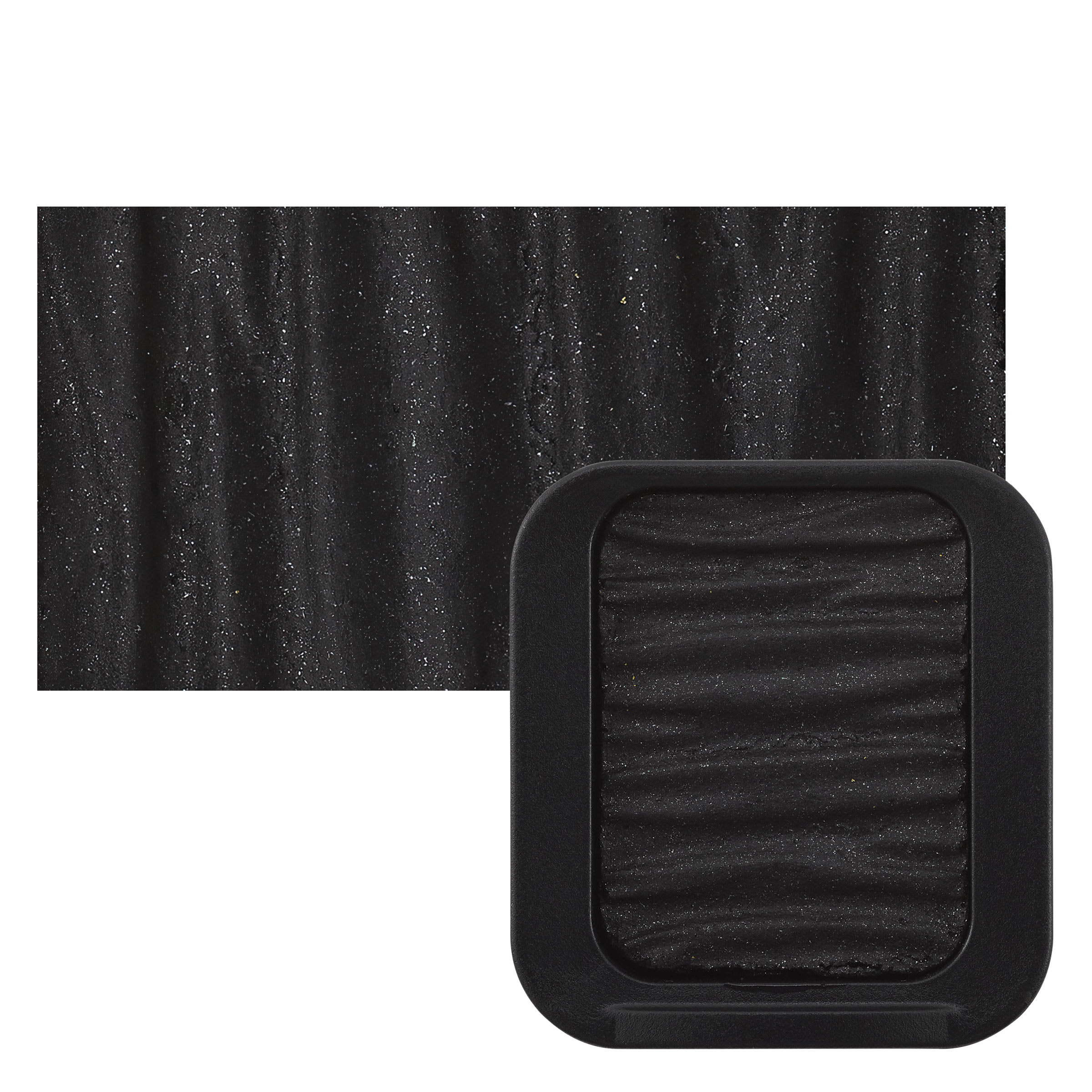 Finetec Premium Watercolor Pan - Galaxy Black (Pearlescent)