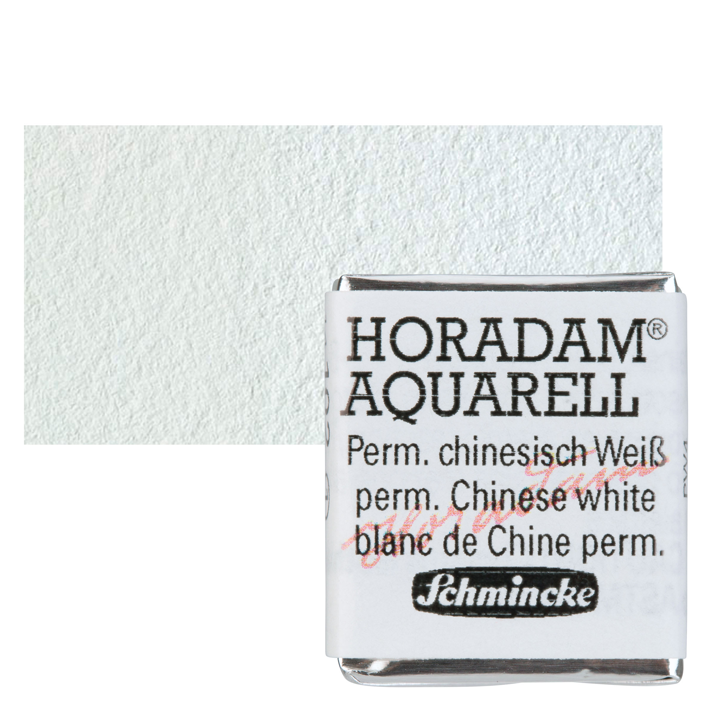Schmincke Horadam Aquarell Watercolor - Permanent Chinese White, Half Pan