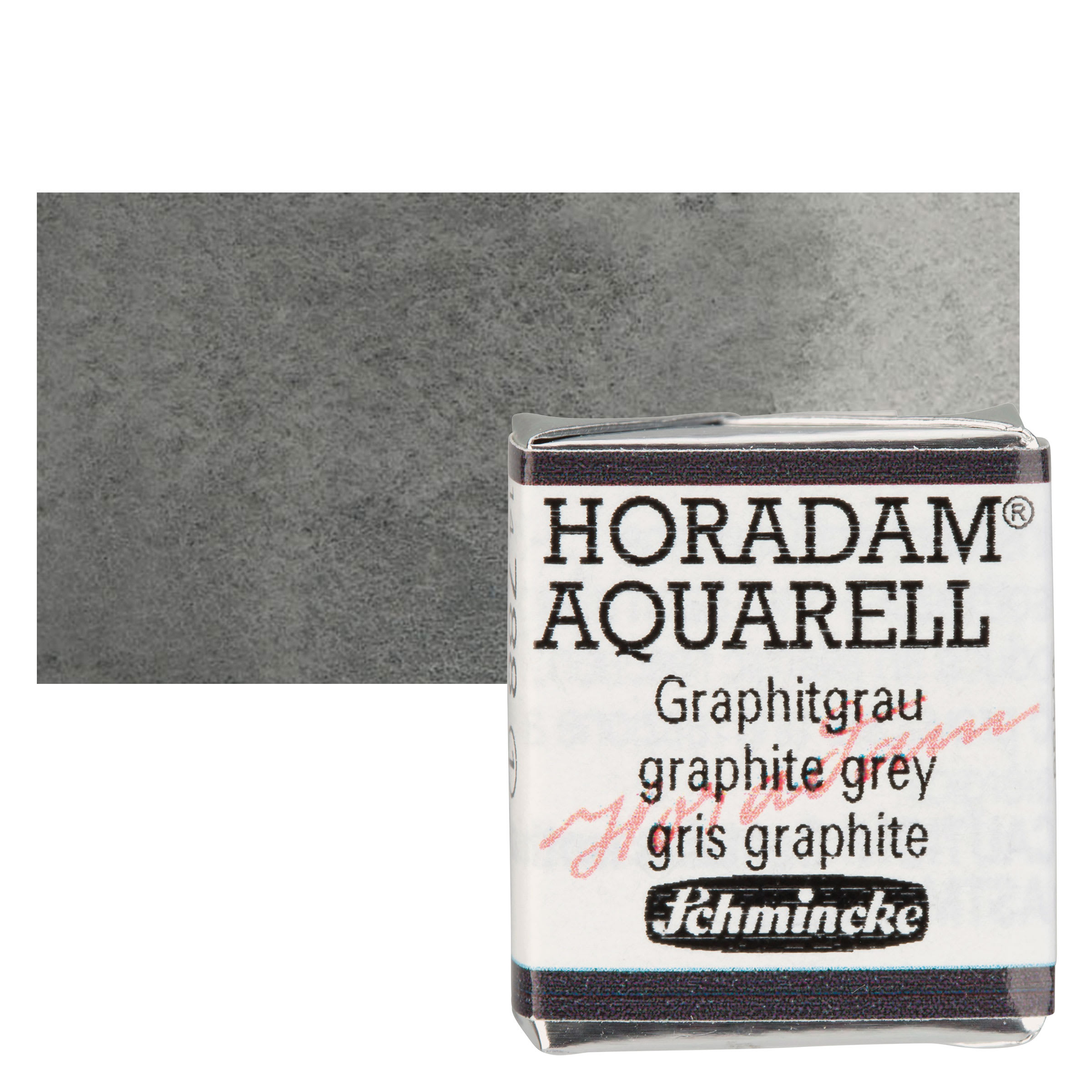Schmincke Horadam Aquarell Watercolor - Graphite Grey, Half Pan