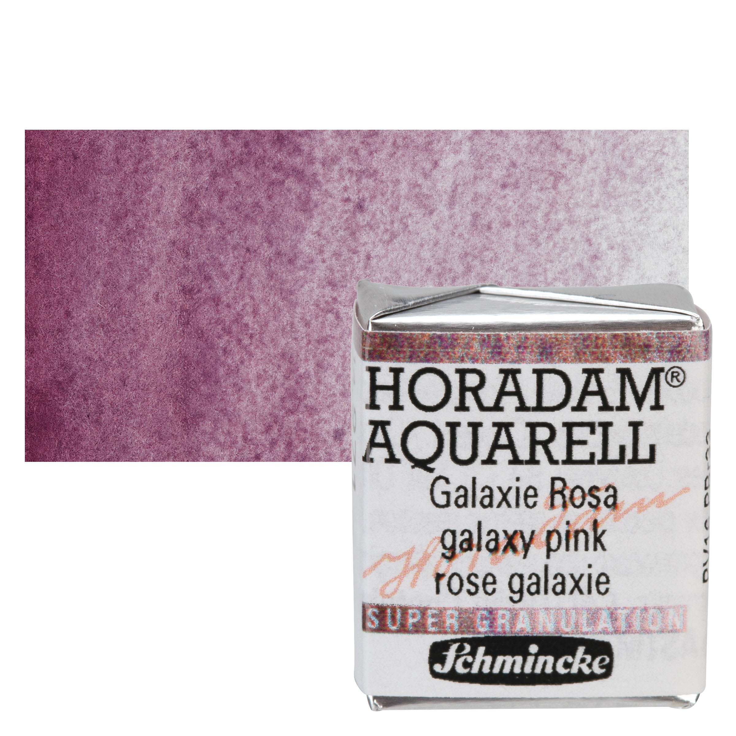 Schmincke Horadam Aquarell Artist Watercolor - Galaxy Pink, Supergranulation, Half Pan