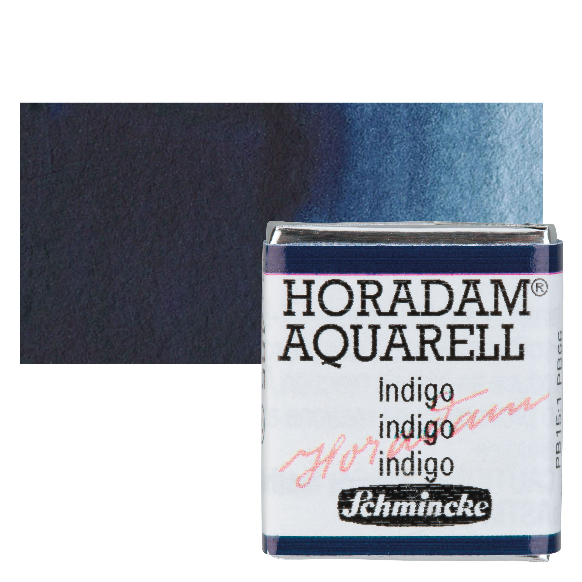 Schmincke Horadam Aquarell Artist Watercolor - Indigo, Half Pan