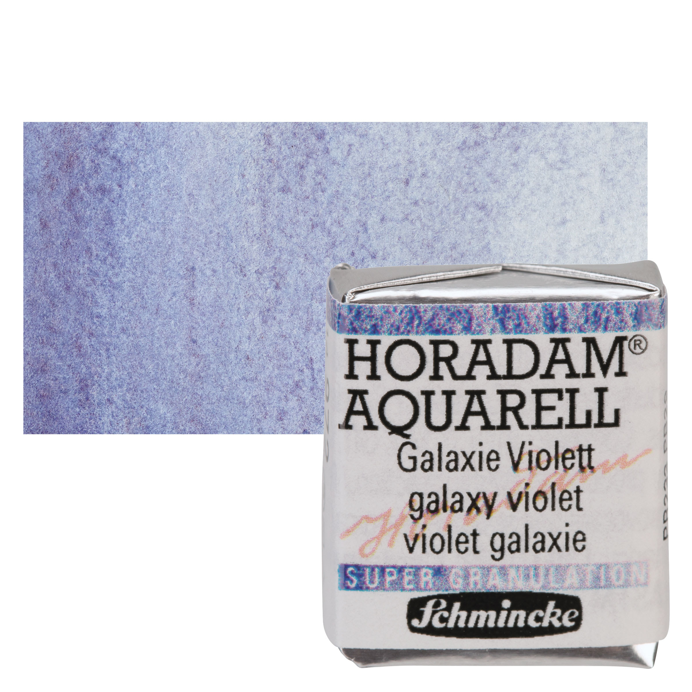 Schmincke Horadam Aquarell Artist Watercolor - Galaxy Violet, Supergranulation, Half Pan