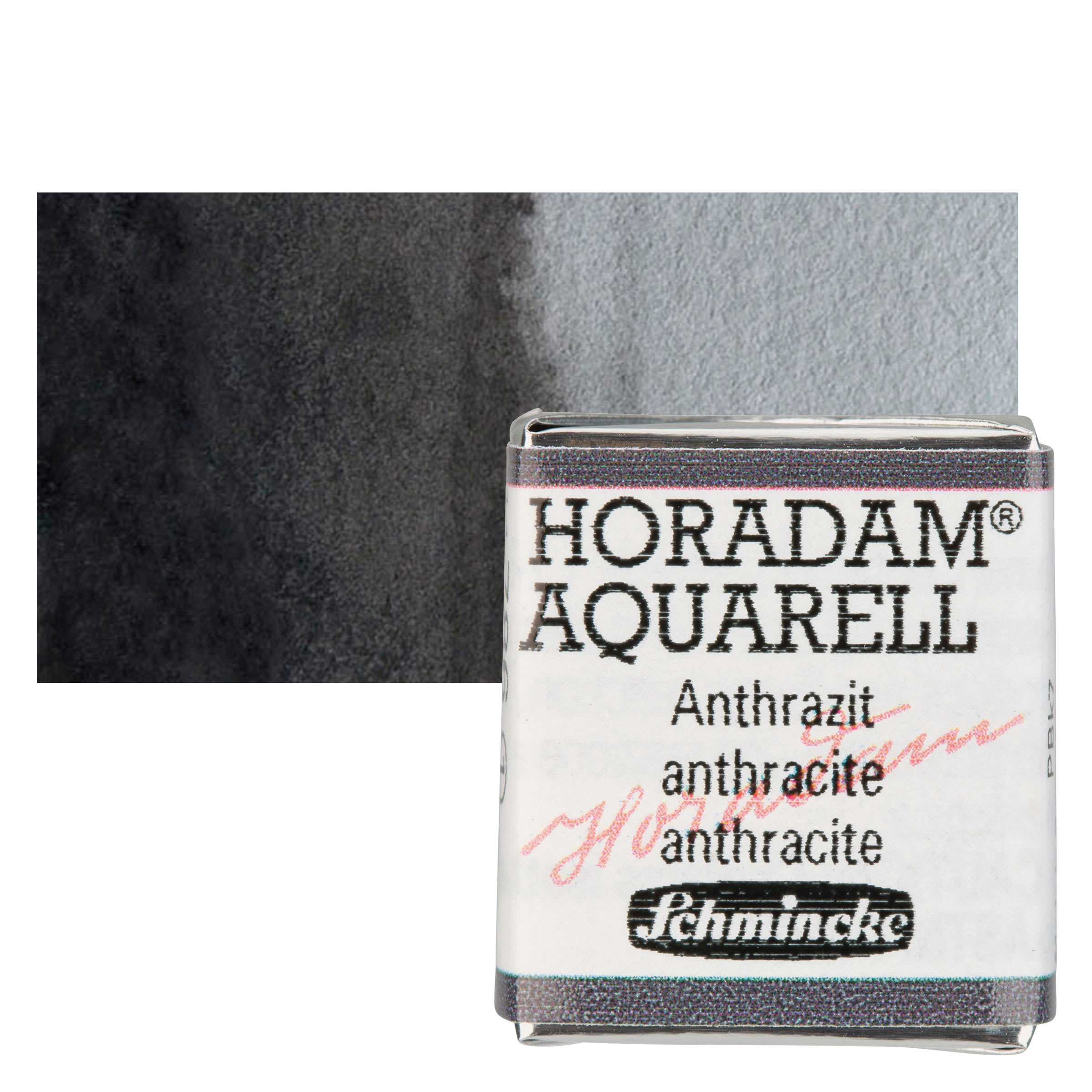 Schmincke Horadam Aquarell Watercolor - Anthracite, Half Pan