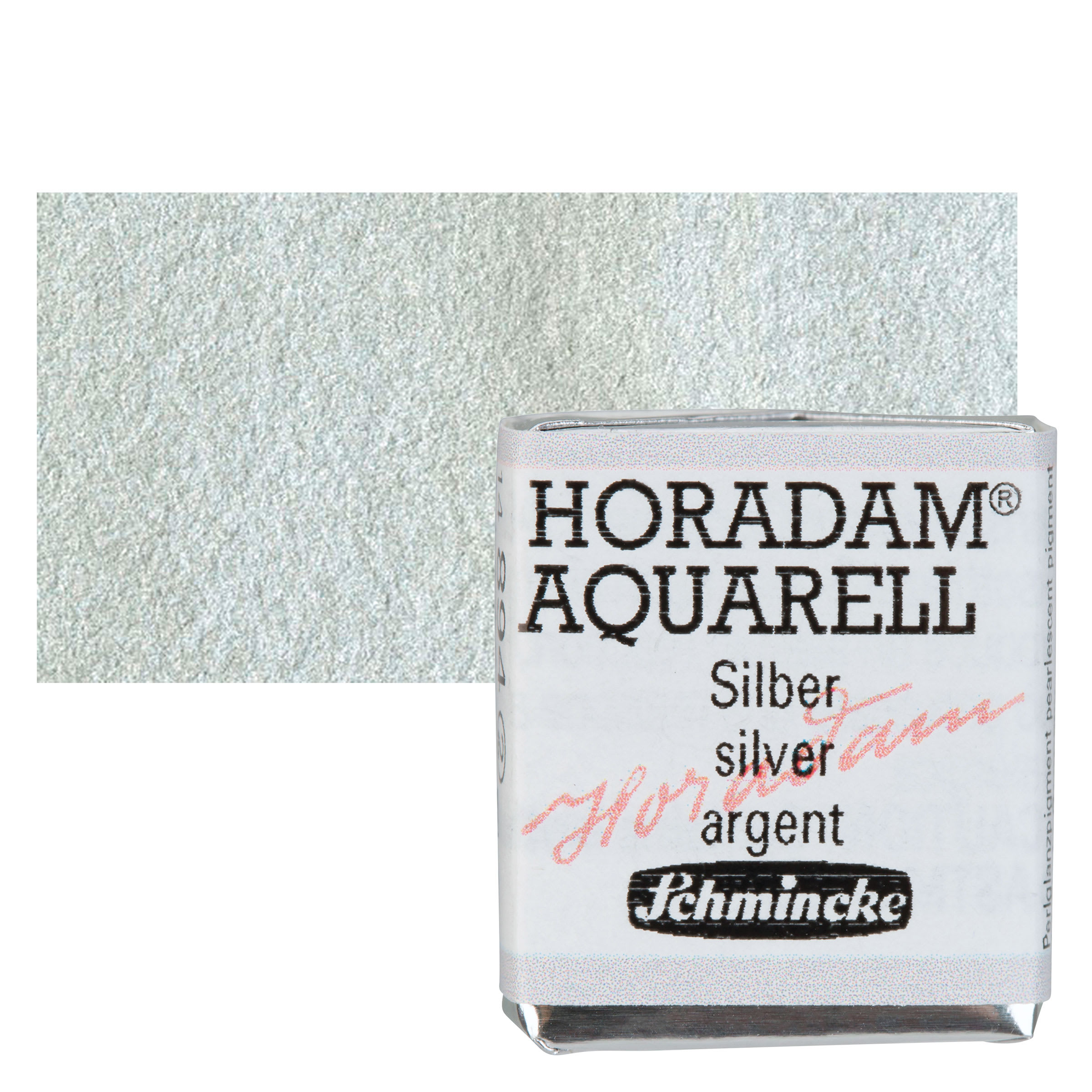 Schmincke Horadam Aquarell Watercolor - Silver, Half Pan
