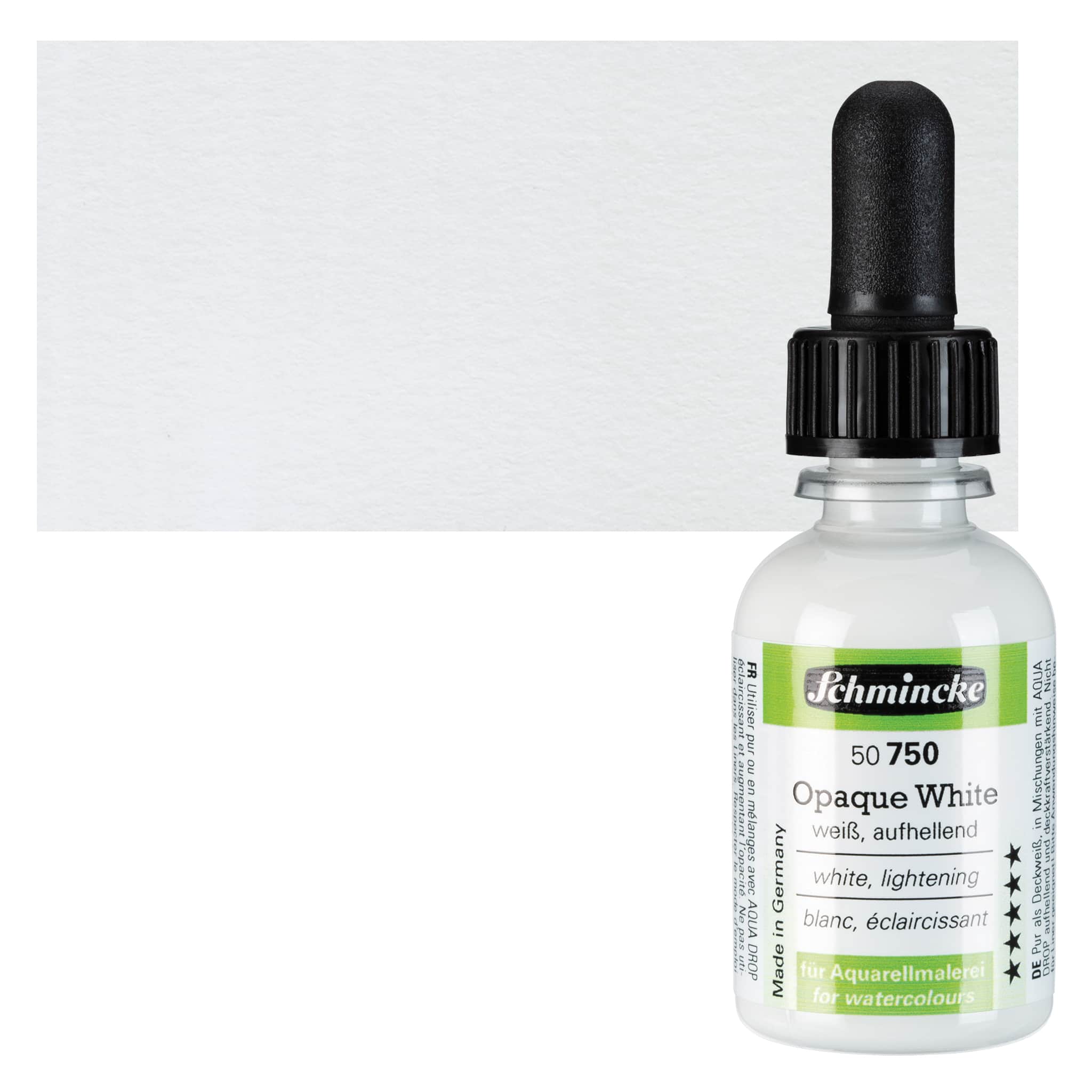 Schmincke Aqua Drop Watercolor - Opaque White, 30 ml
