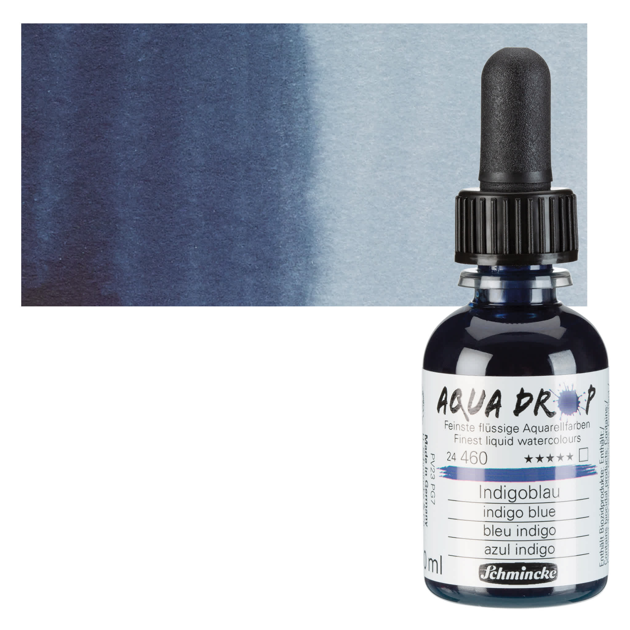 Schmincke Aqua Drop Watercolor - Indigo Blue, 30 ml