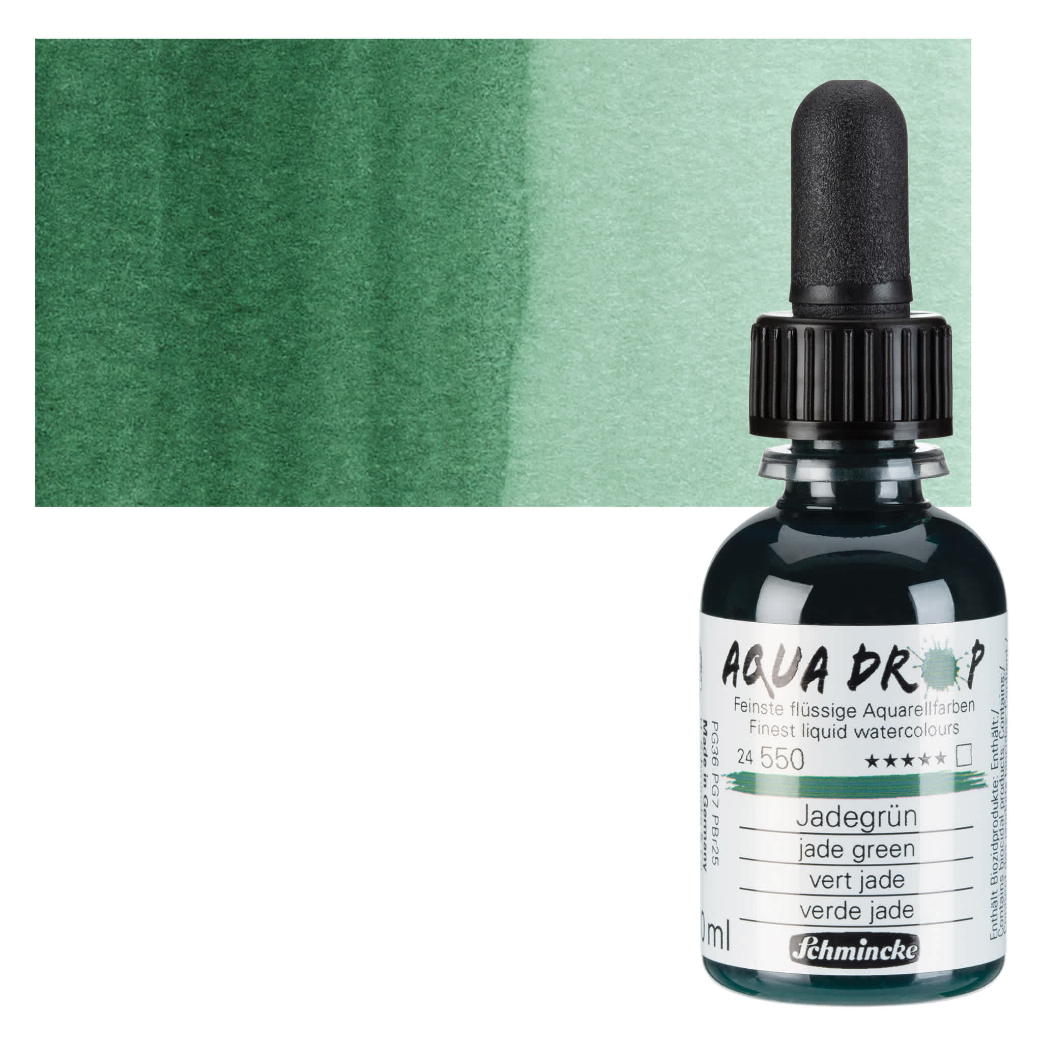 Schmincke Aqua Drop Watercolor - Jade Green, 30 ml