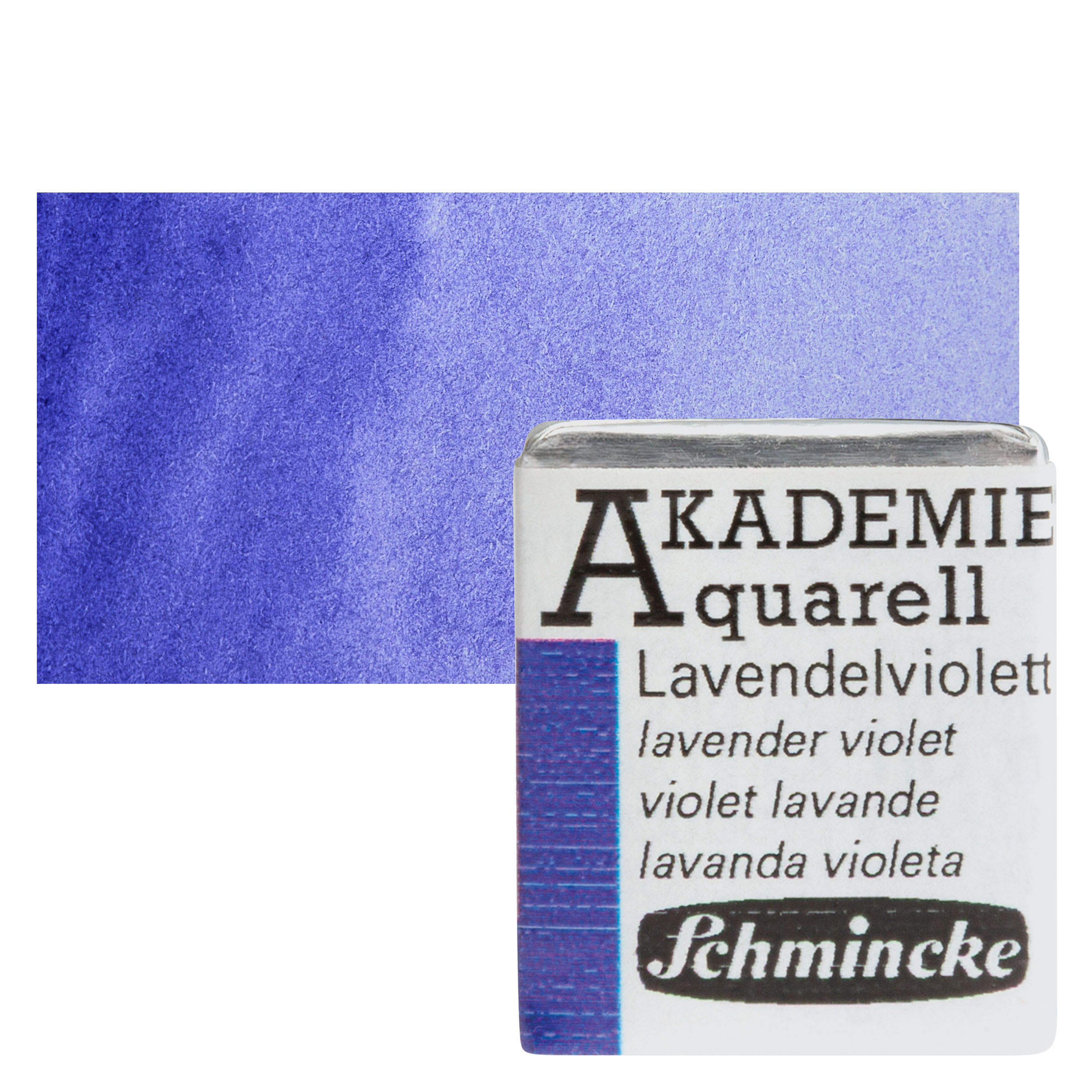 Schmincke Akademie Aquarell Watercolor Pan - Lavender Violet, Half Pan