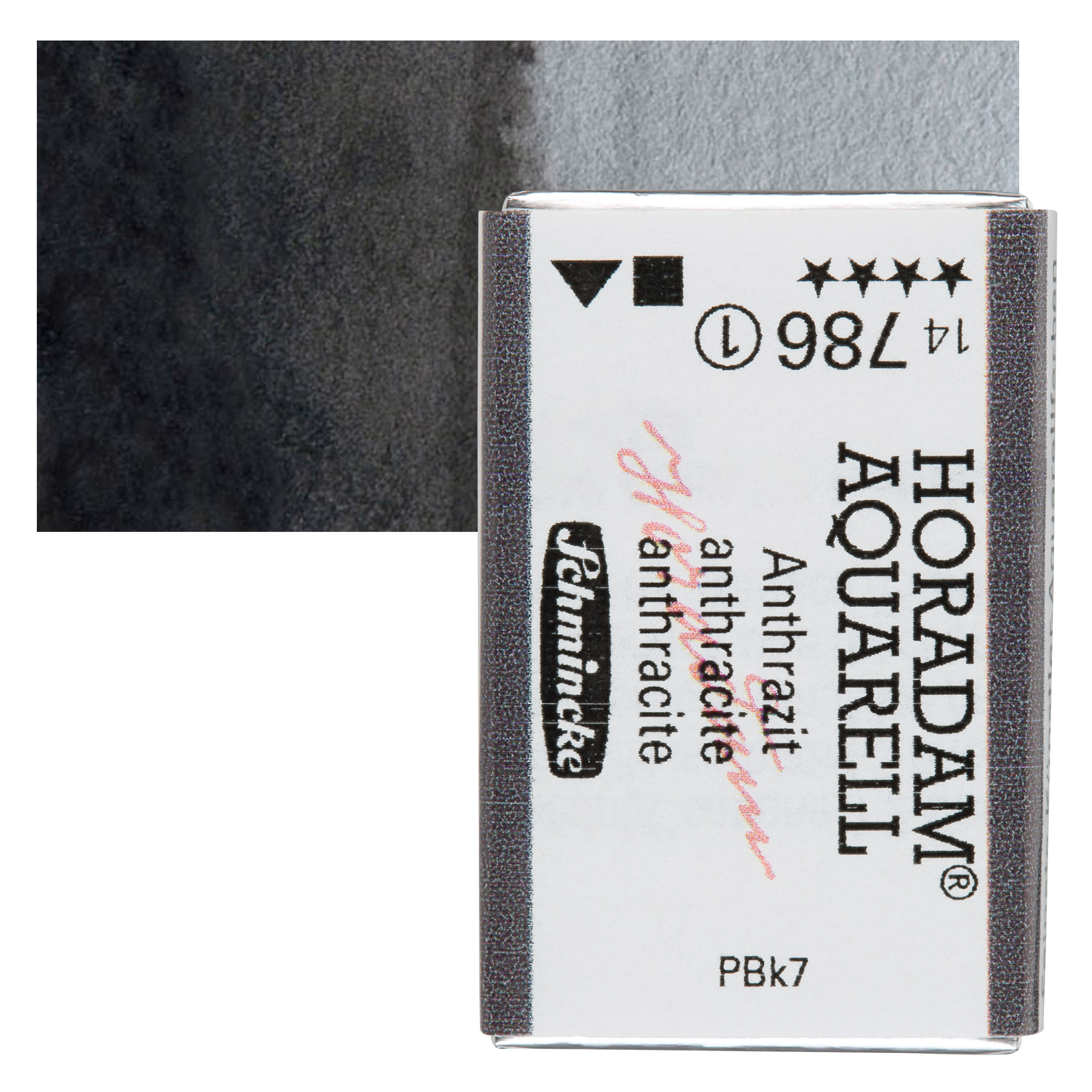 Schmincke Horadam Aquarell Watercolor - Anthracite, Full Pan
