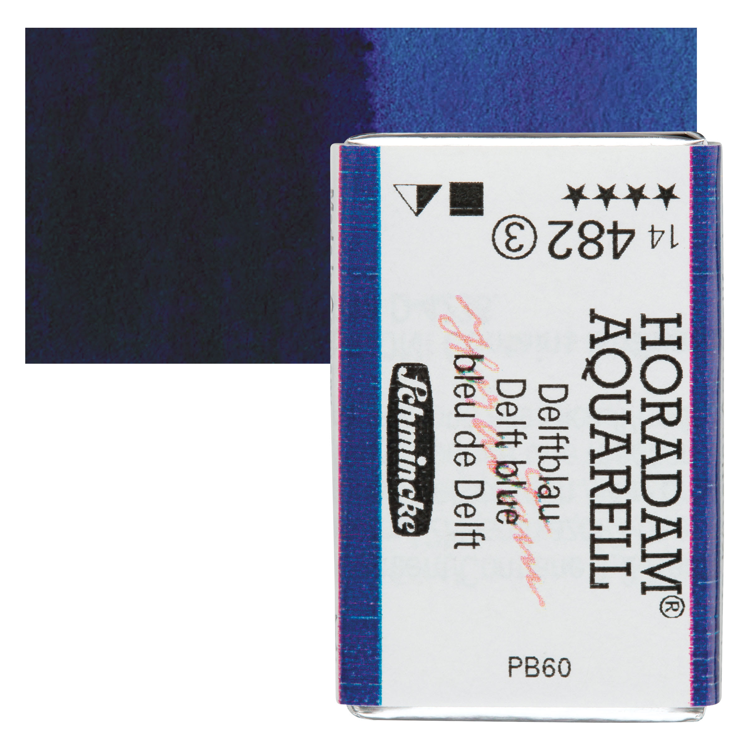 Schmincke Horadam Aquarell Watercolor - Delft Blue, Full Pan