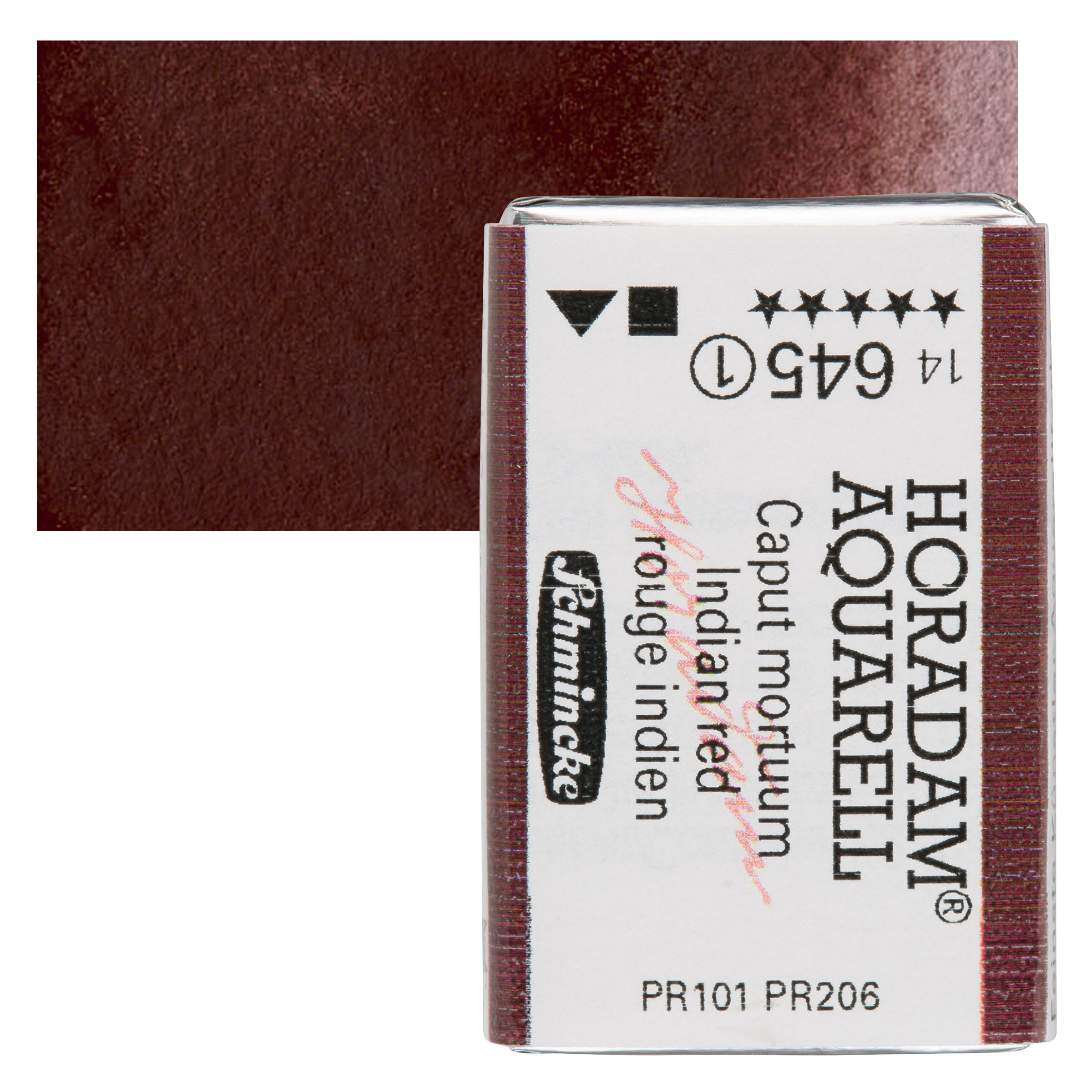 Schmincke Horadam Aquarell Watercolor - Indian Red, Full Pan