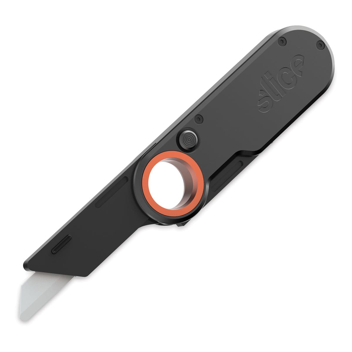 Slice Snap-off Utility Knife: 191.11 mm Handle, Rounded Tip Blade - Metal Handle | Part #10562