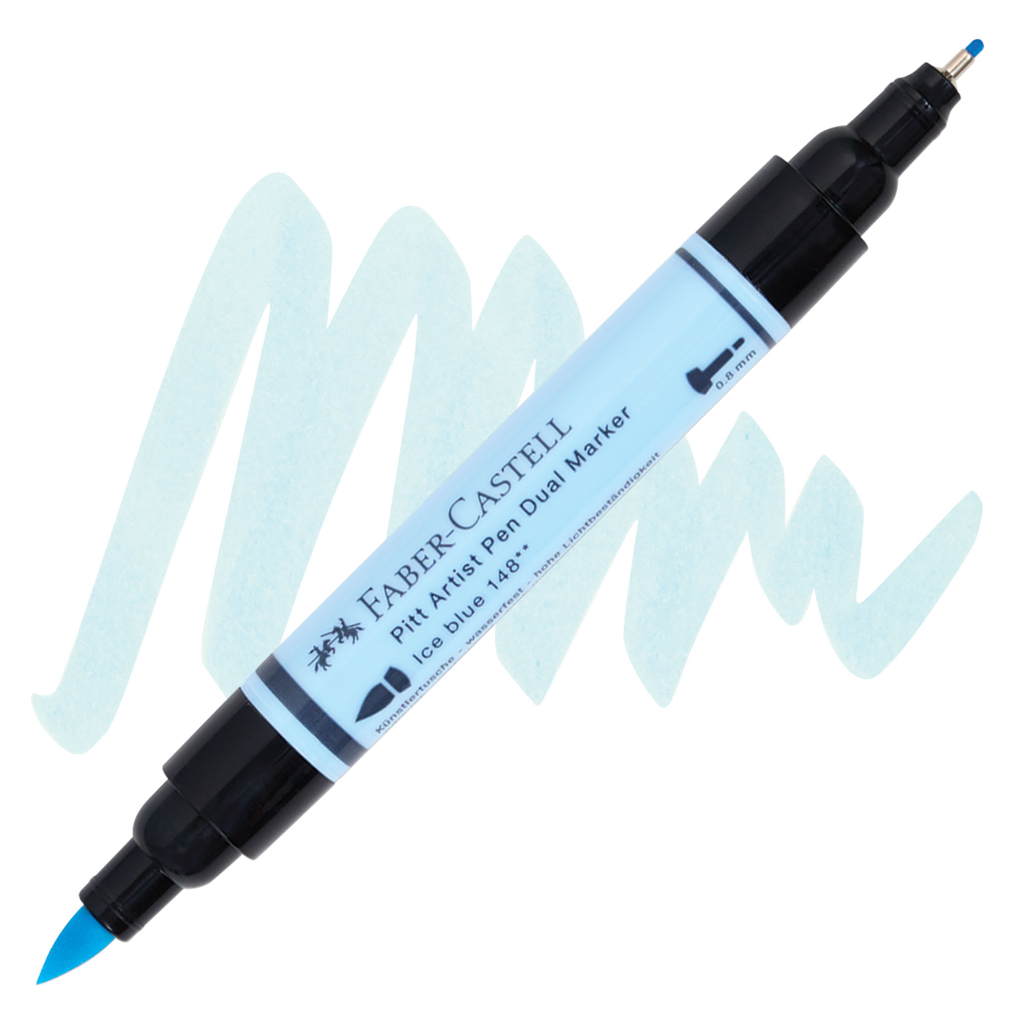 Faber-Castell Pitt Artist Pen Dual Tip Marker - Ice Blue 148