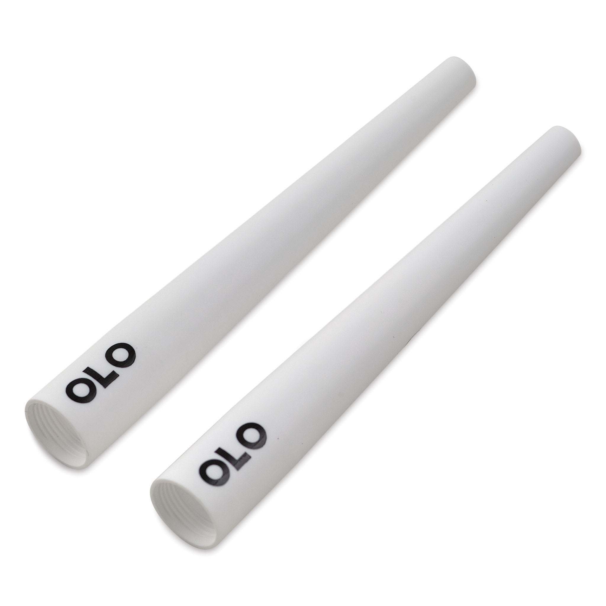 Olo Brush Handles  White Pkg of 2