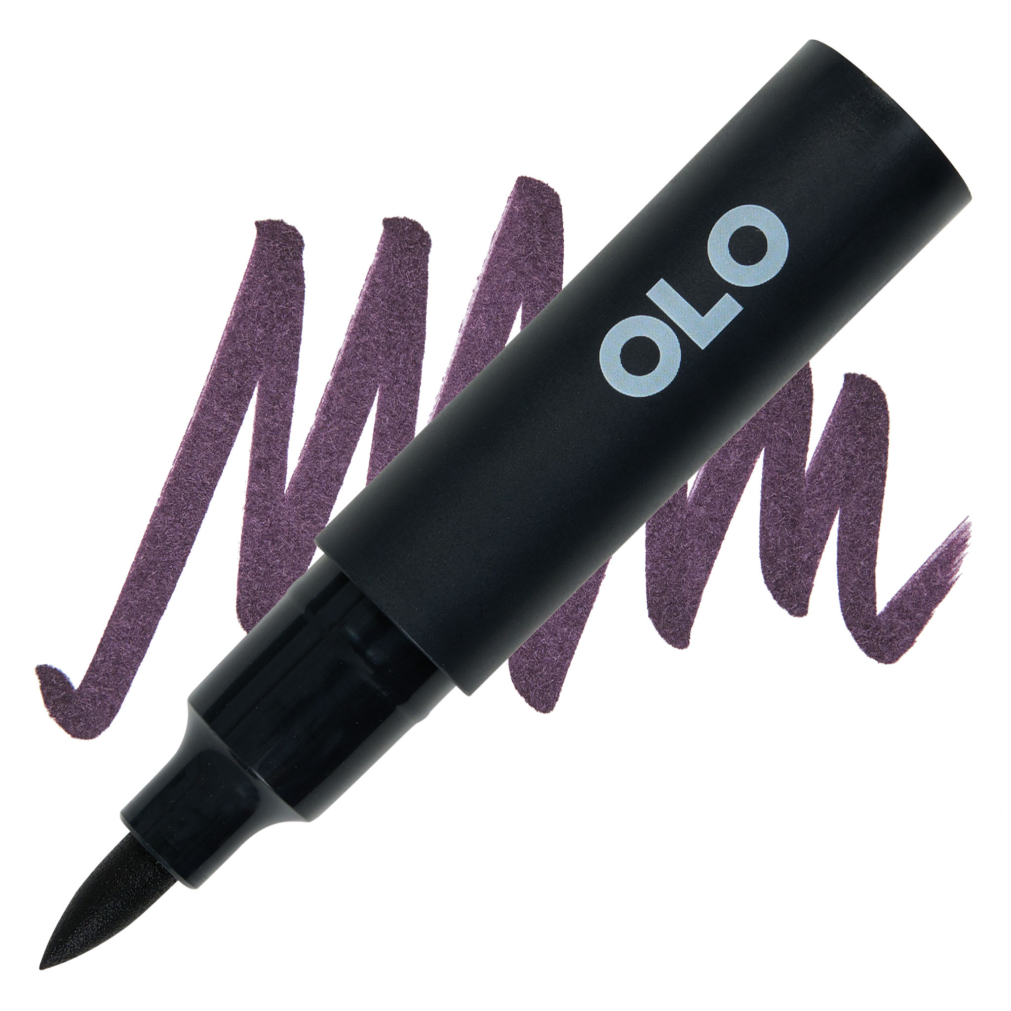 Olo Brush-Tip Half Marker - RK Red Black