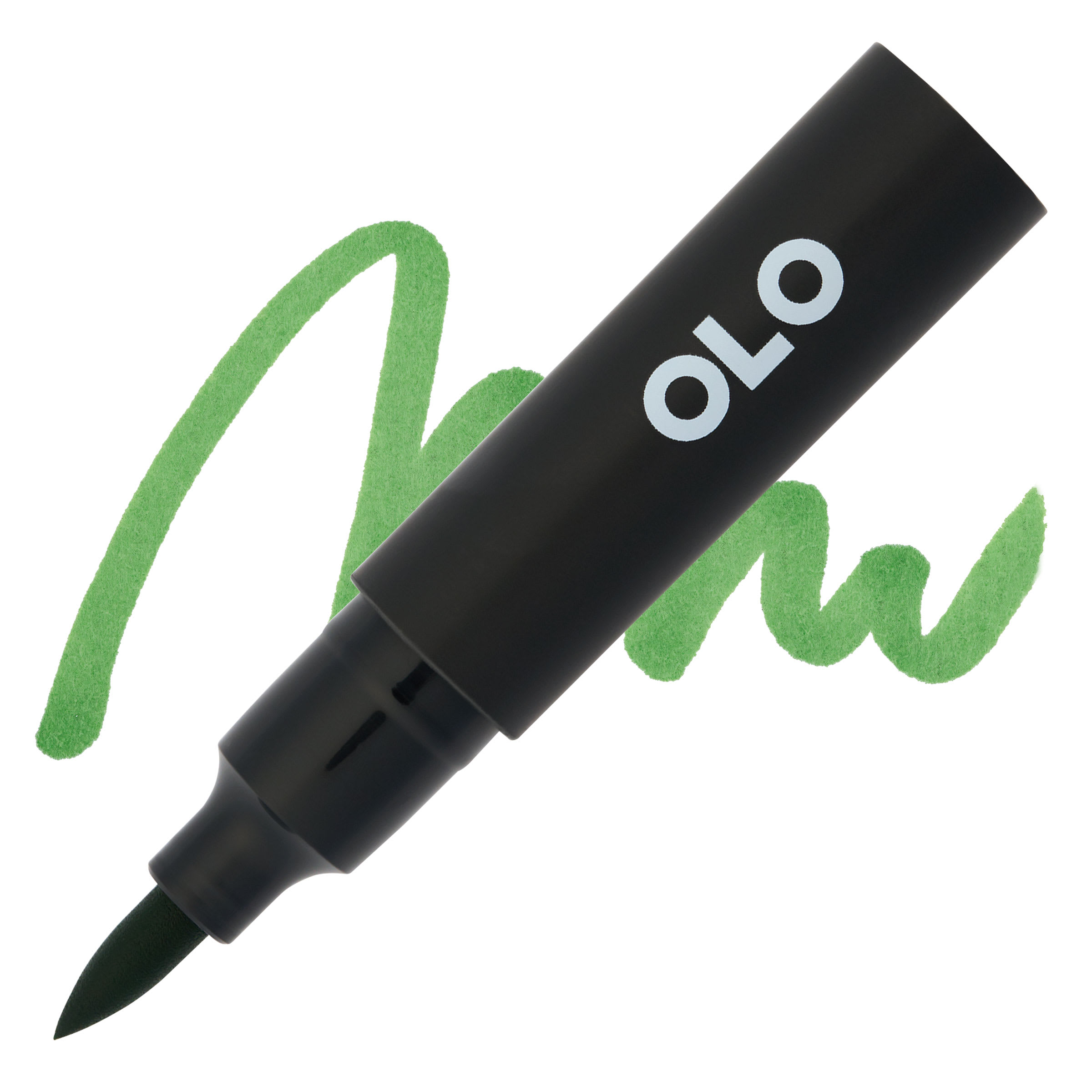 Olo Brush-Tip Half Marker - YG1.6, Matcha