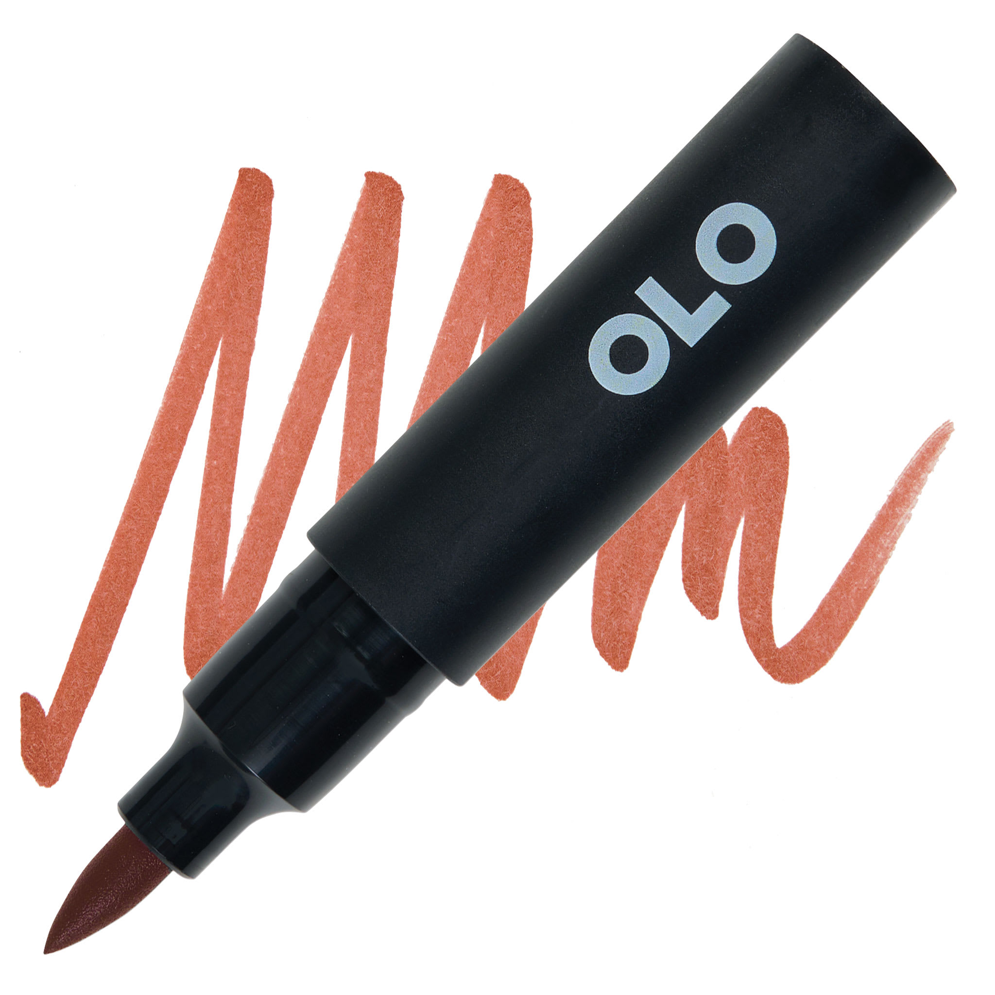 Olo Brush-Tip Half Marker - OR3.7 Mocha