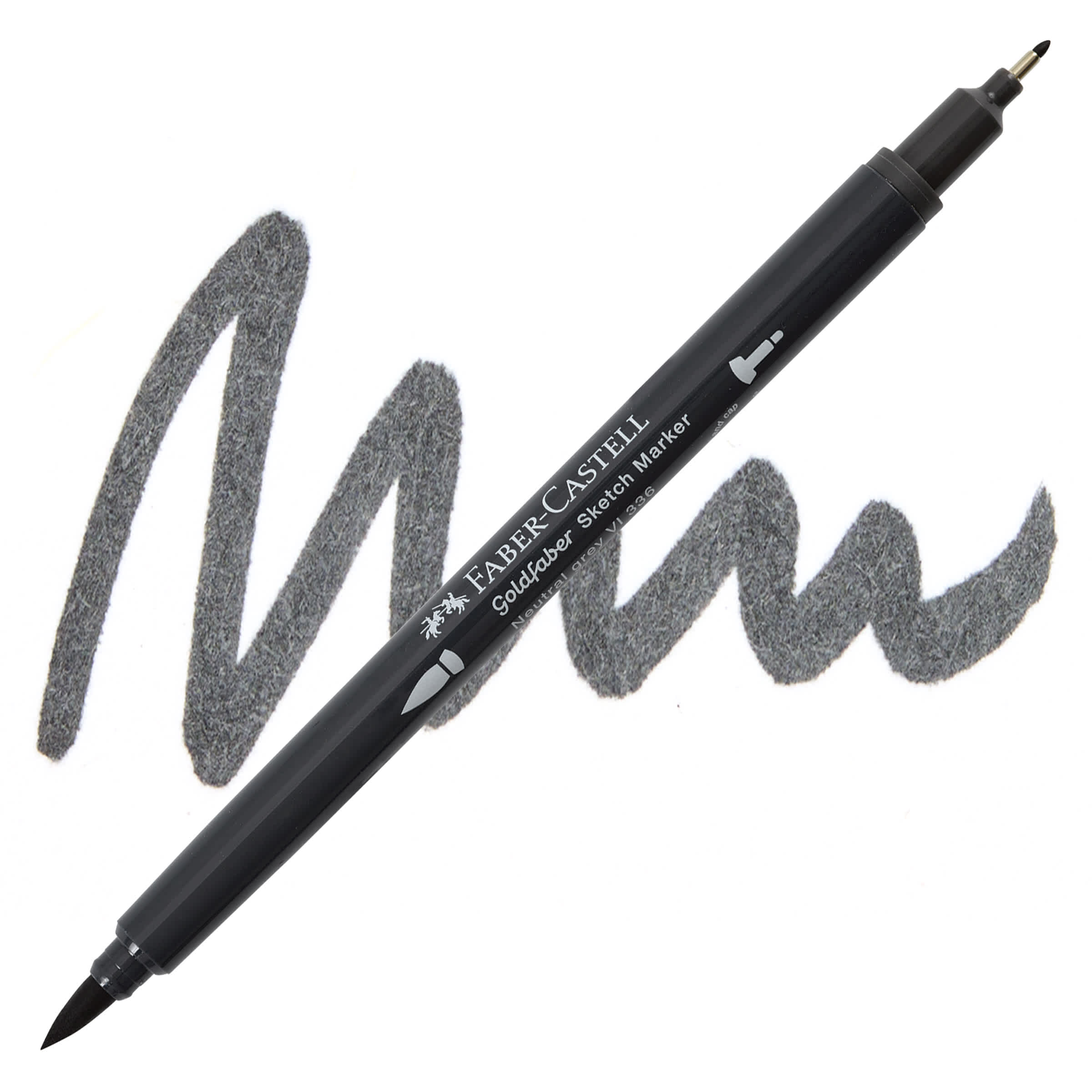 Faber-Castell Goldfaber Sketch Dual-Tip Marker - 336 Neutral Grey VI