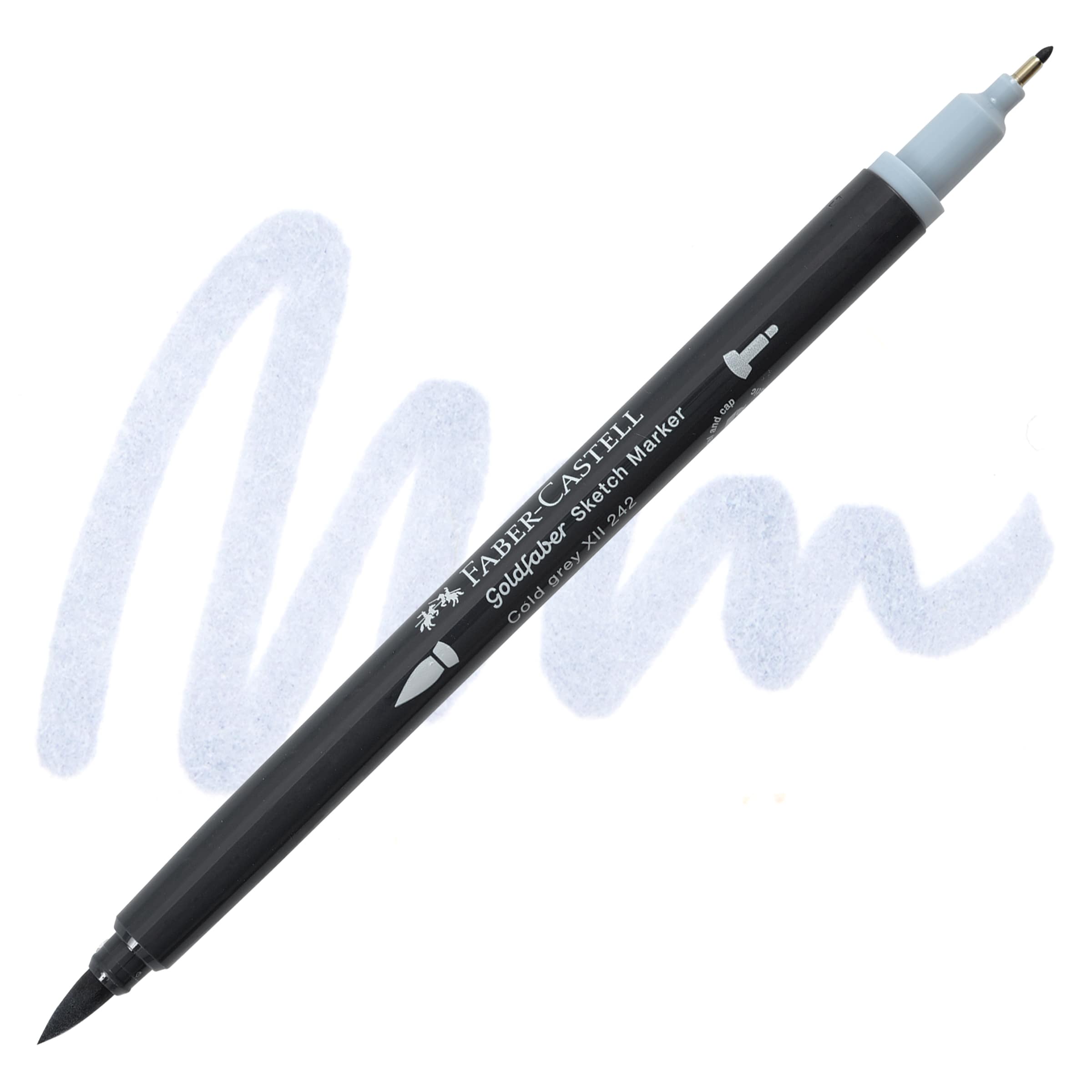 Faber-Castell Goldfaber Sketch Dual-Tip Marker - 242 Cold Grey XII
