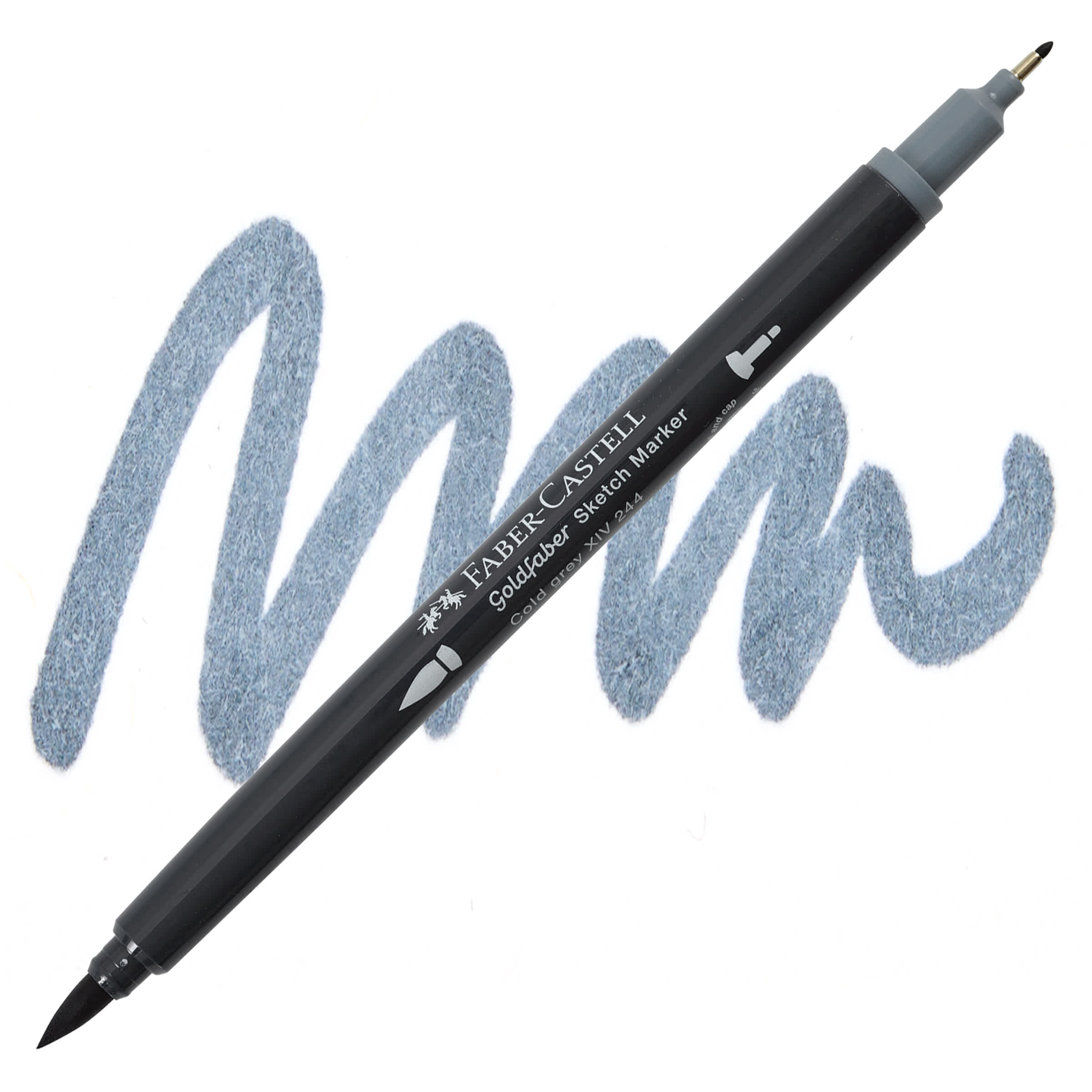 Faber-Castell Goldfaber Sketch Dual-Tip Marker - 244 Cold Grey XIV
