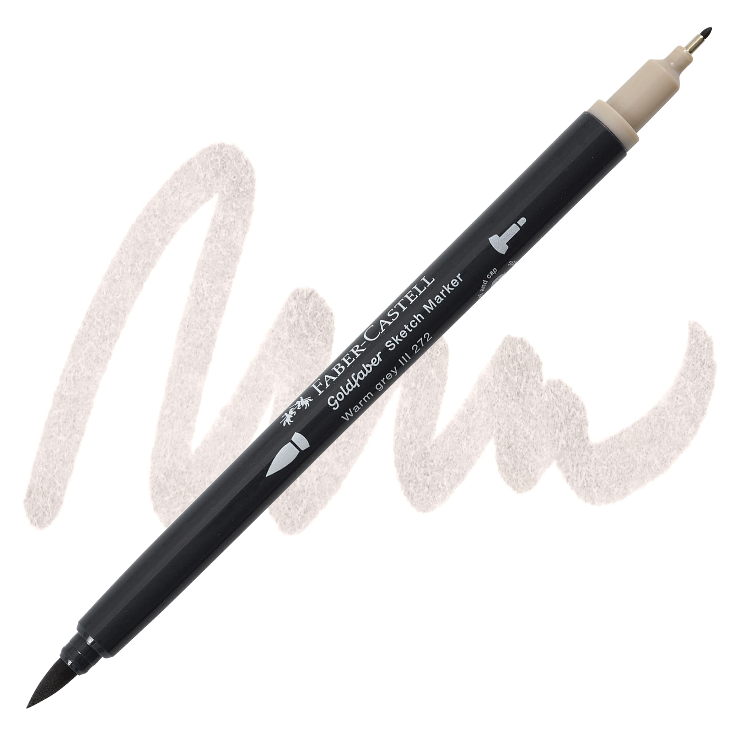 Faber-Castell Goldfaber Sketch Dual-Tip Marker - 272 Warm Grey III