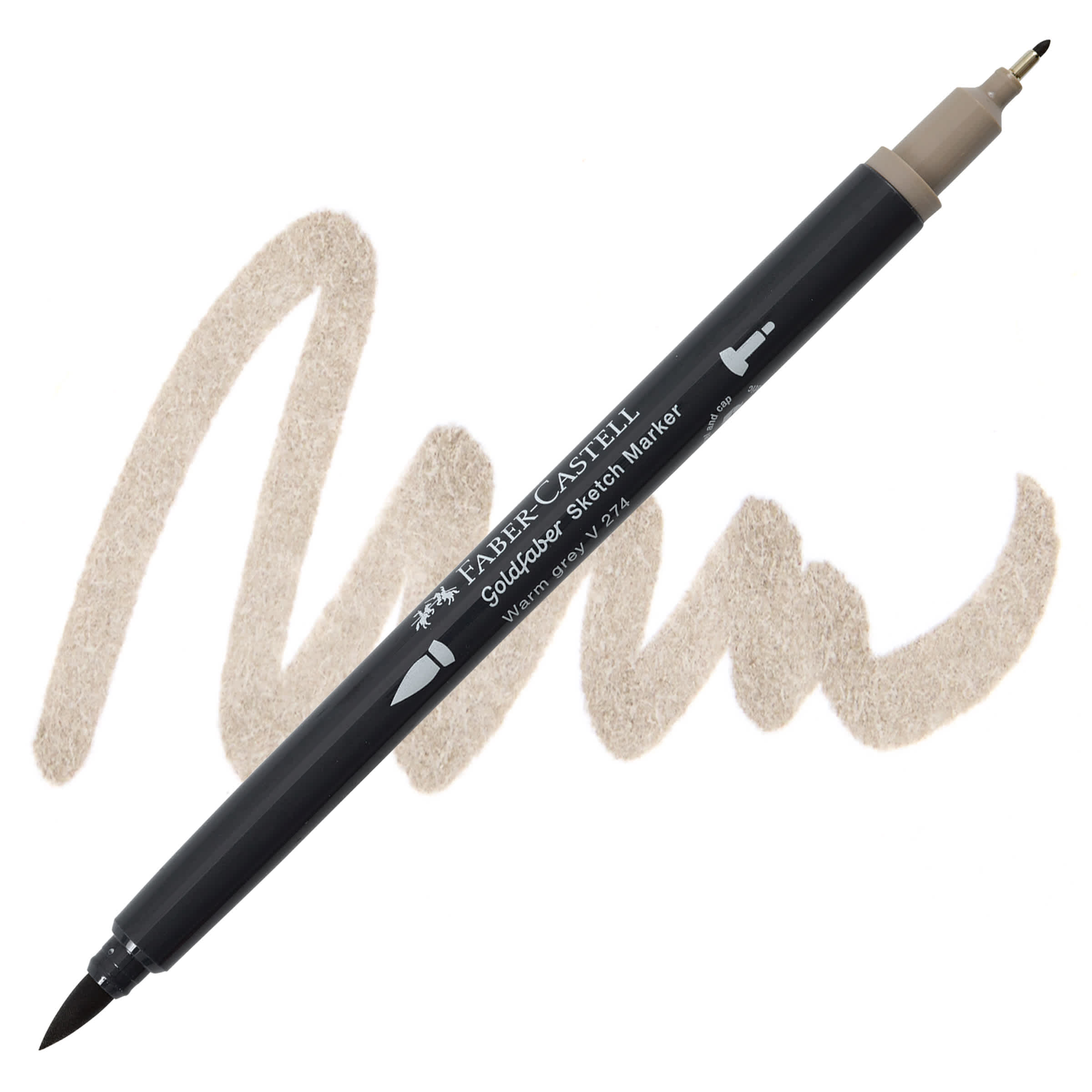 Faber-Castell Goldfaber Sketch Dual-Tip Marker - 274 Warm Grey V