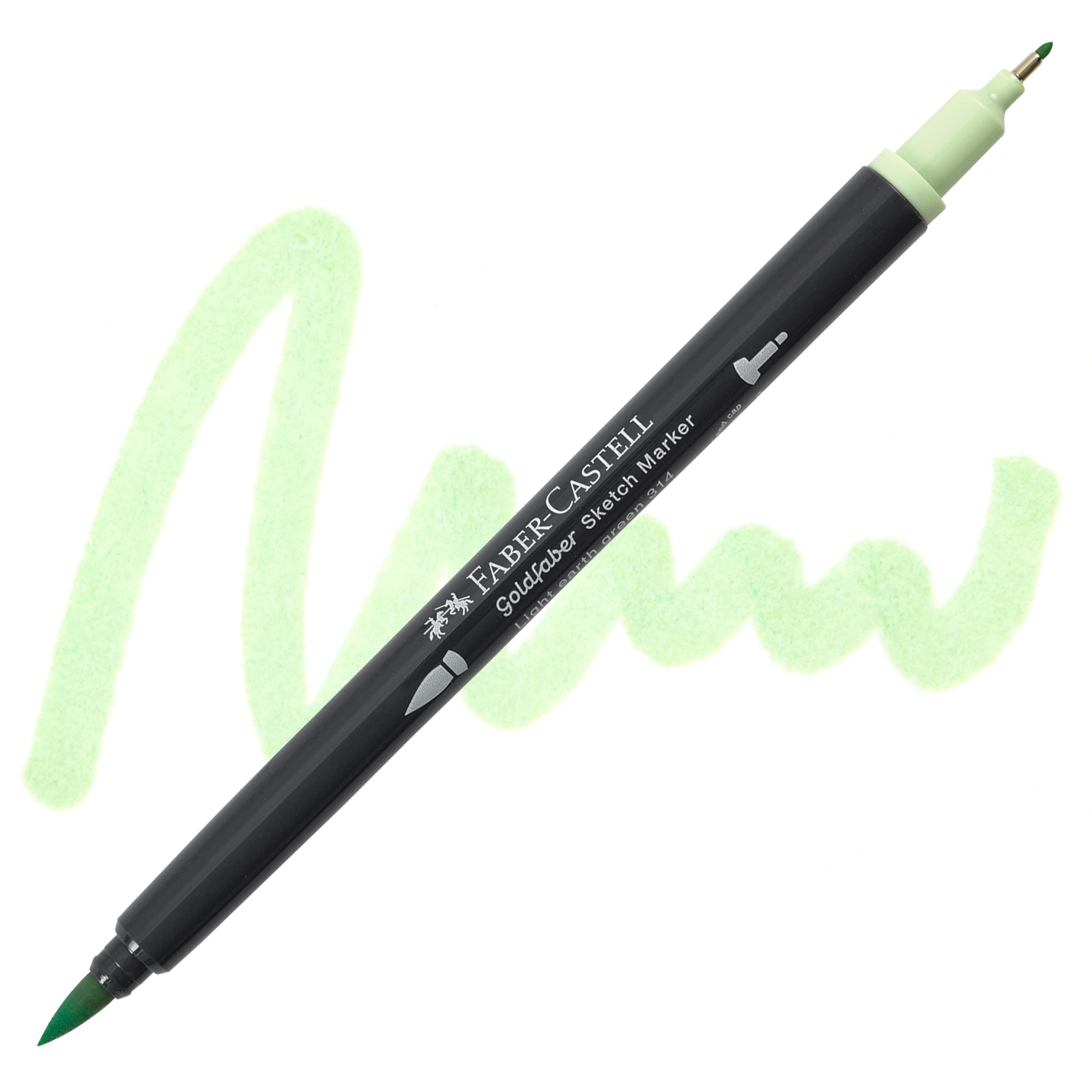 Faber-Castell Goldfaber Sketch Dual-Tip Marker - 314 Light Earth Green