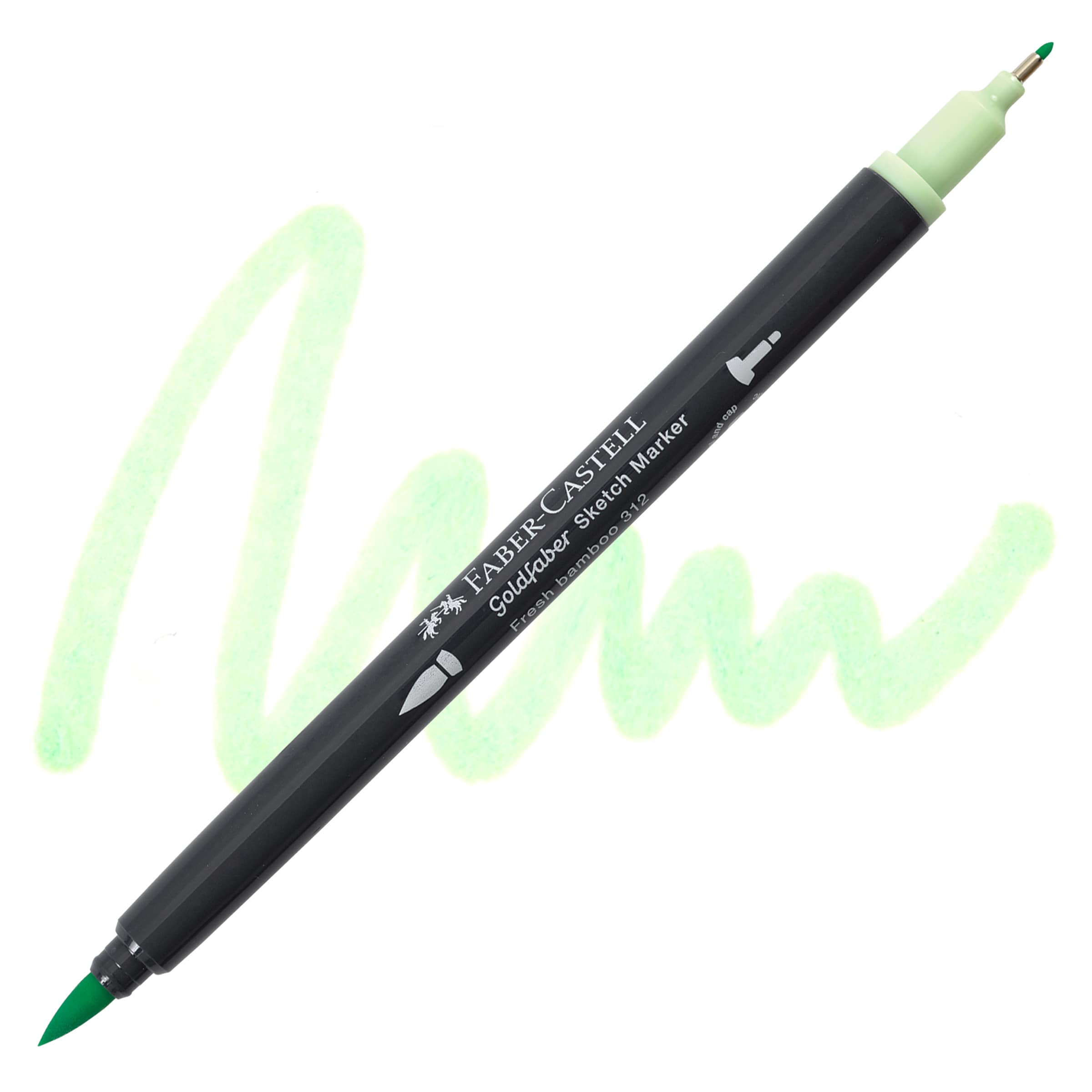 Faber-Castell Goldfaber Sketch Dual-Tip Marker - 312 Fresh Bamboo