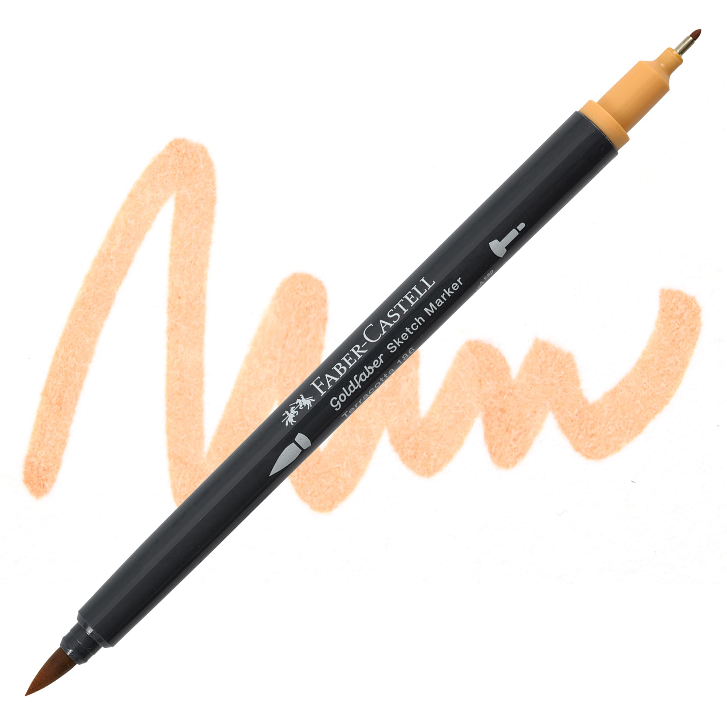 Faber-Castell Goldfaber Sketch Dual-Tip Marker - 186 Terracotta