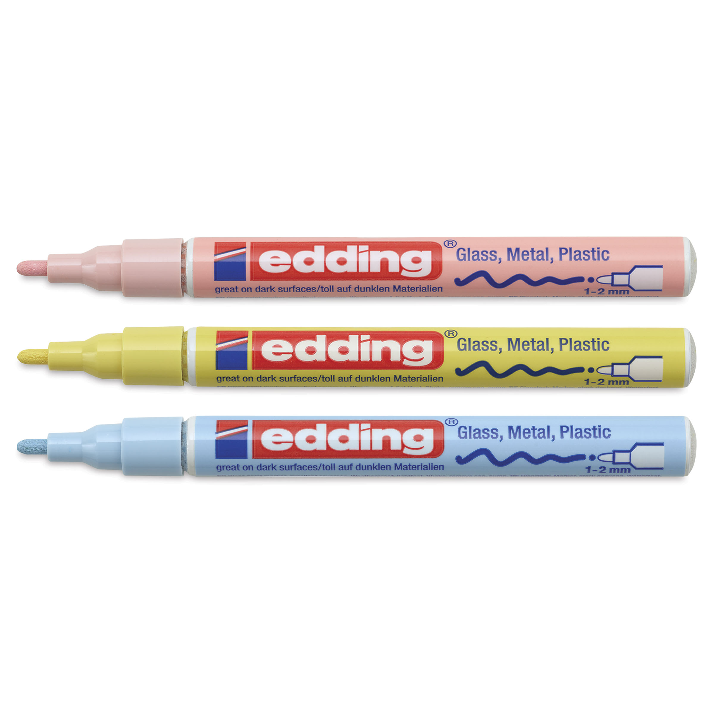 edding 751 Series Oil Based Gloss Paint Marker, Fine Tip, Pastel Colors, 3/Pack (EDD47513099) | Quill